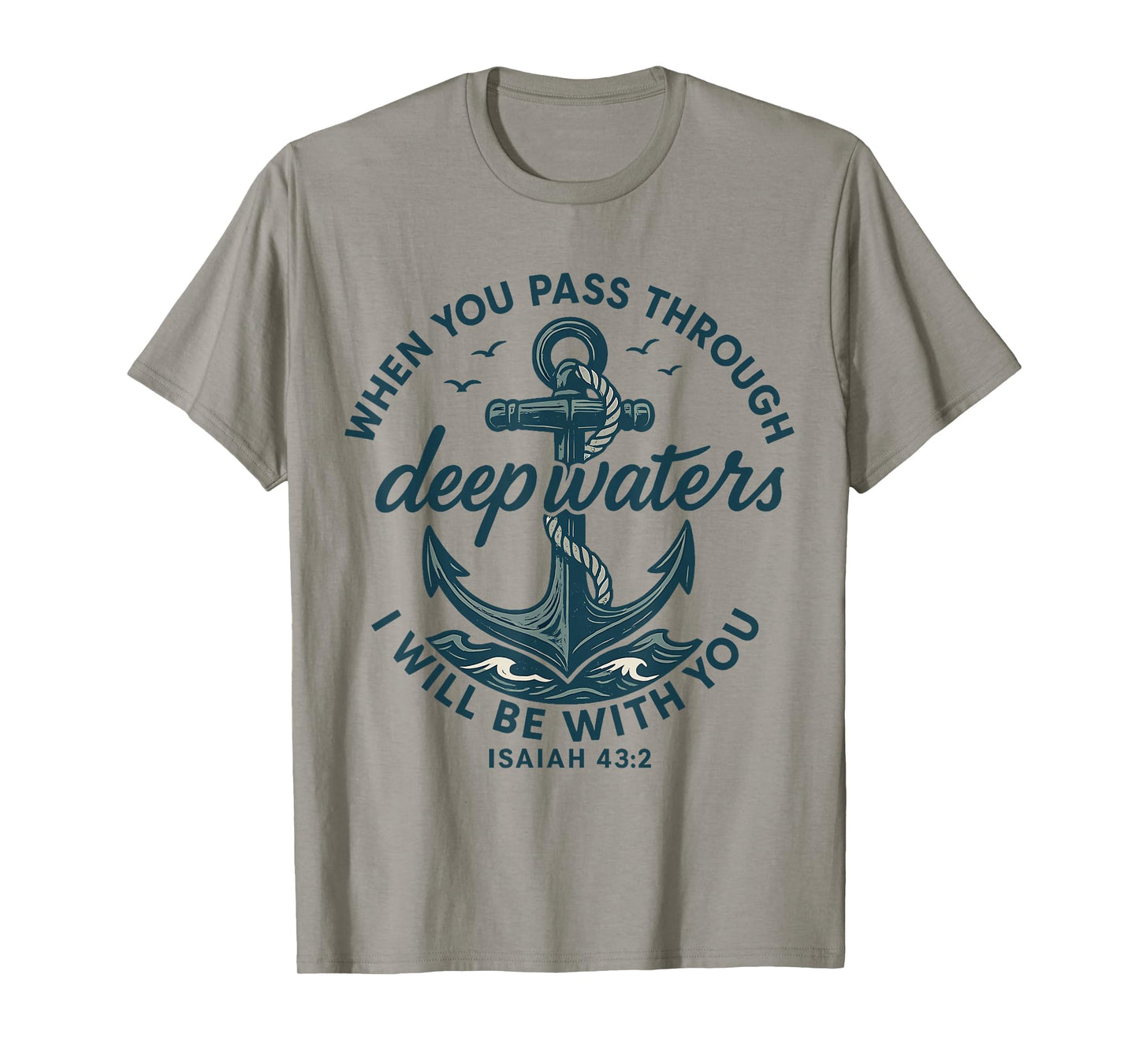Anchor Faith Bible Verse Inspirational Quote T-Shirt