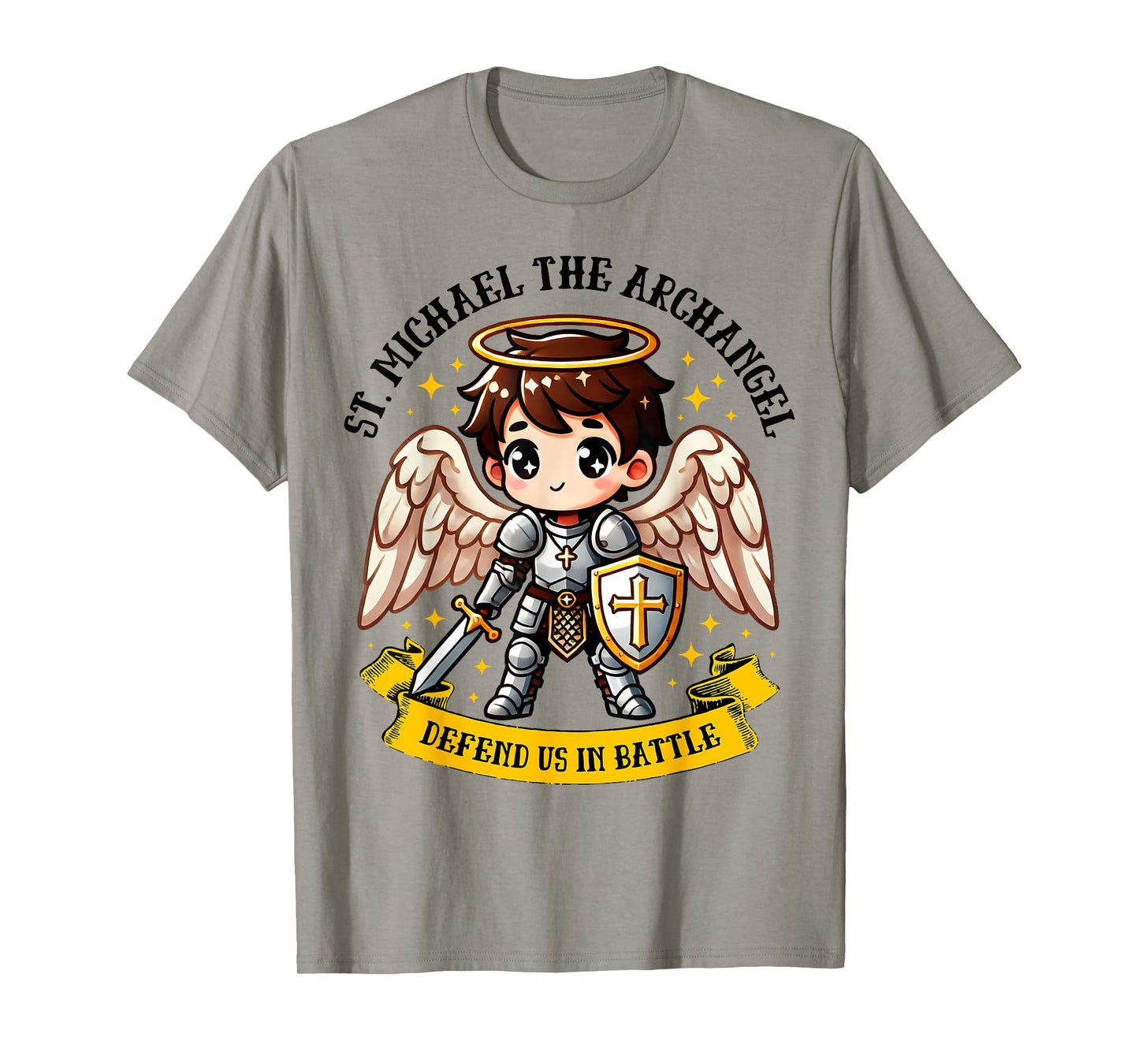 Saint Michael the Archangel Catholic Archangel Pray for kids T-Shirt