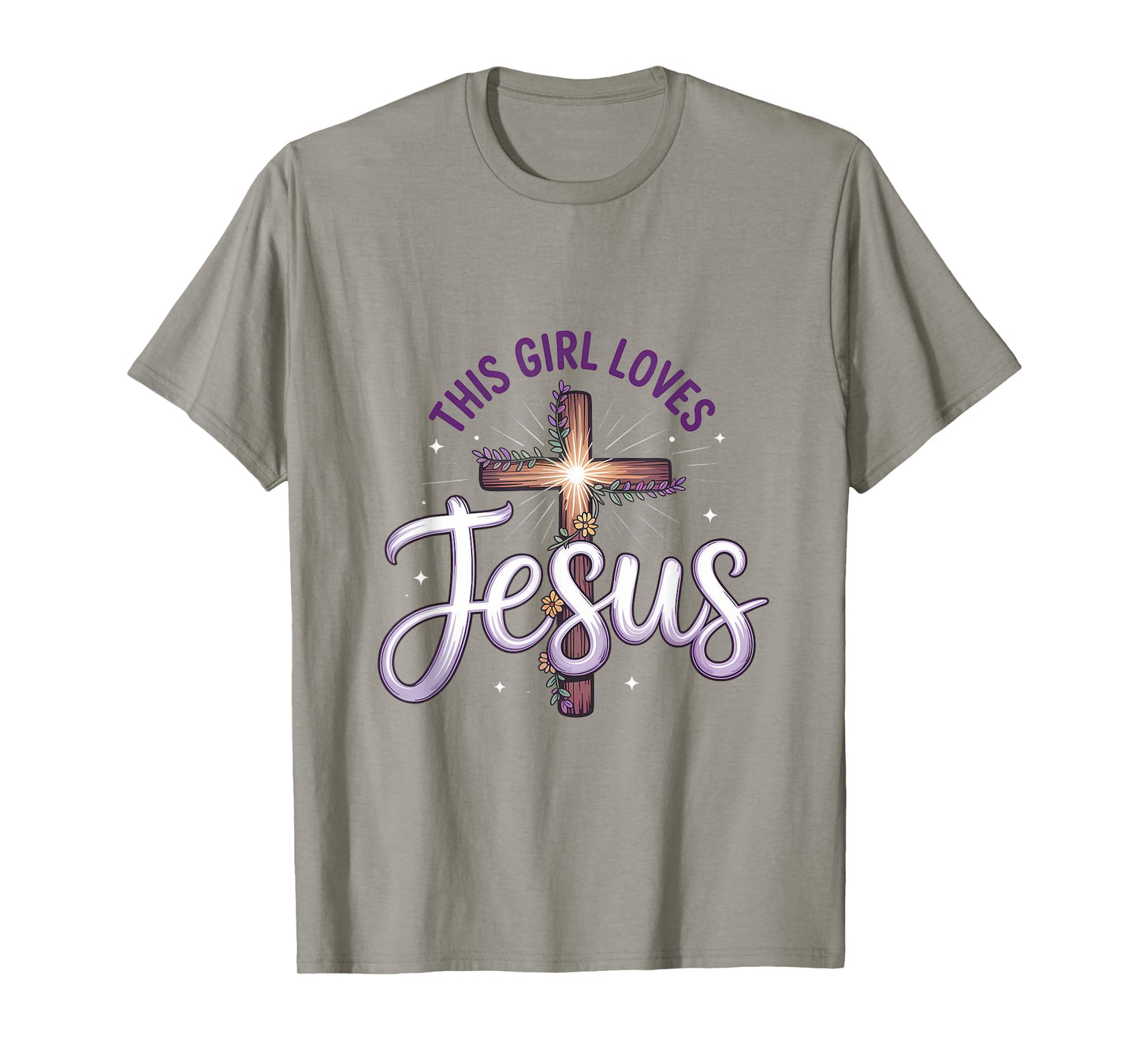 This Girl Loves Jesus Christian Girl Jesus T-Shirt