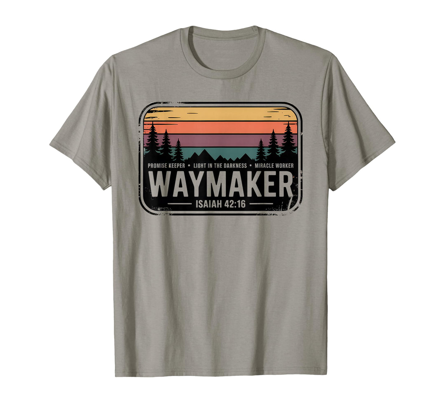 Waymaker Tshirt Promise Keeper Miracle Worker God Christian T-Shirt