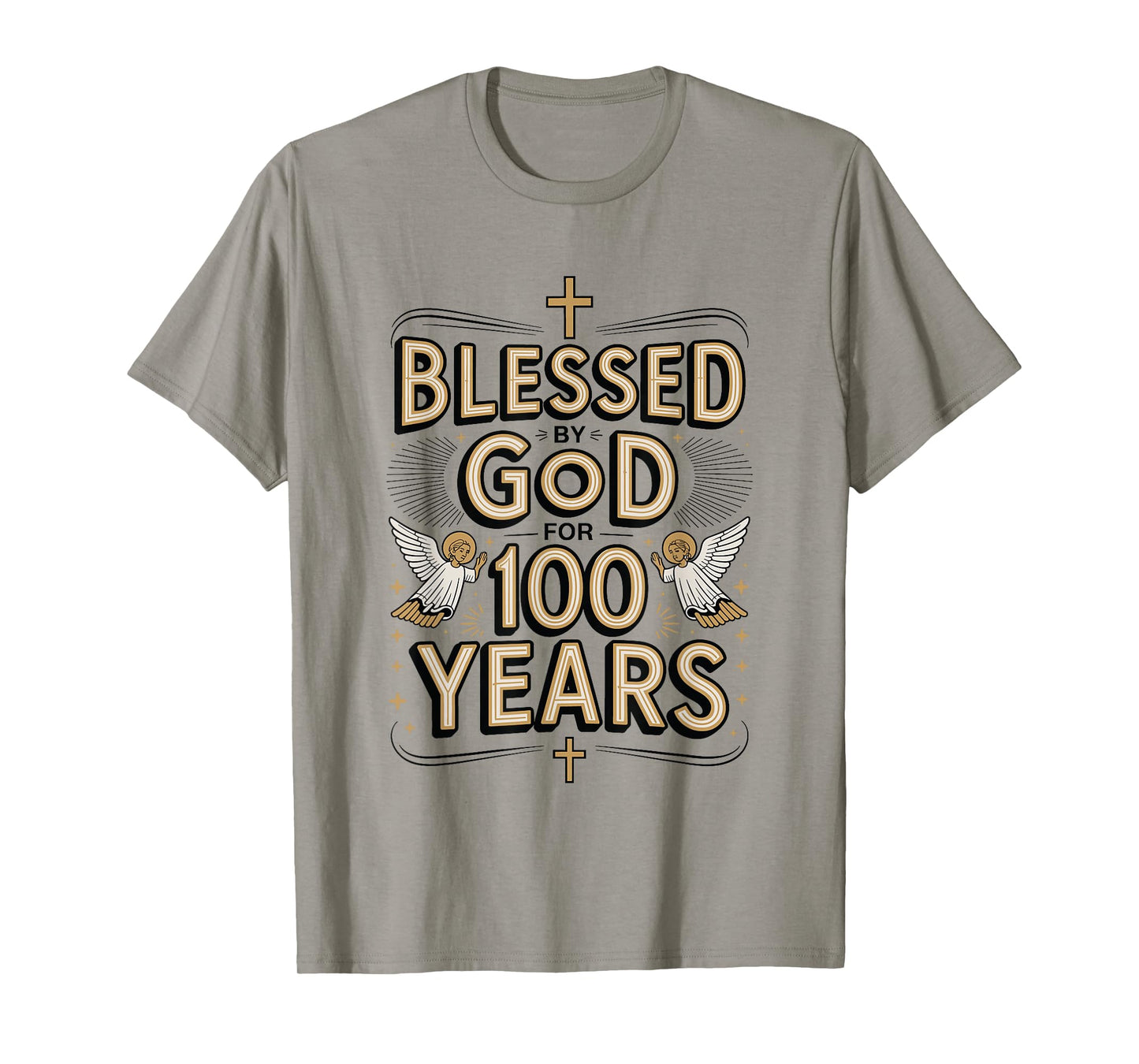 100th Birthday Religious Blessed by God for 100 Years T-Shirt