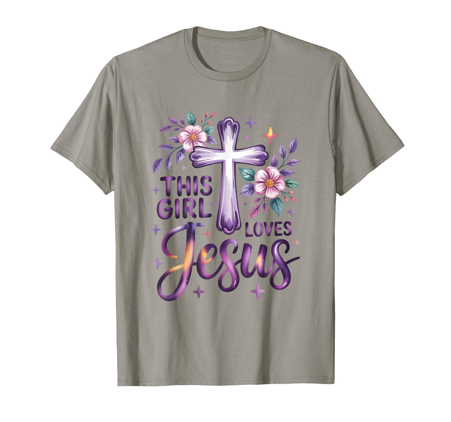 This Girl Loves Jesus Christian Girl Jesus T-Shirt