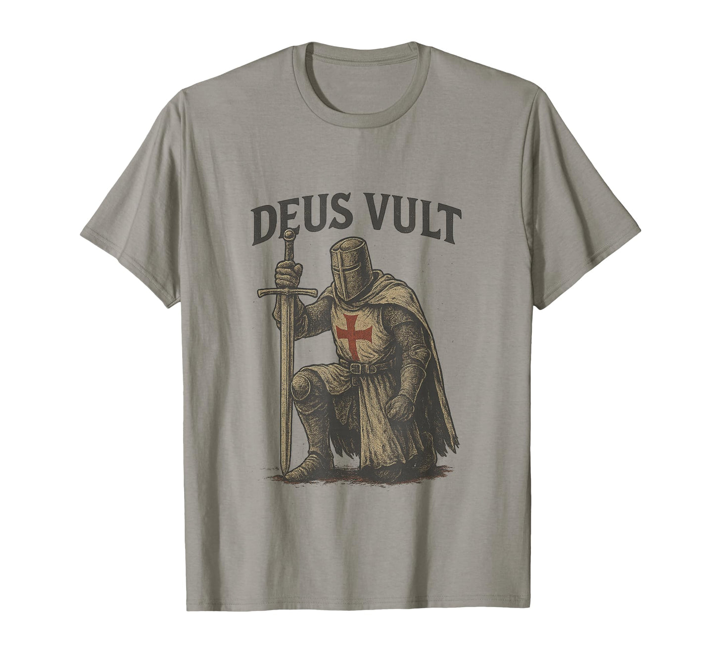 Deus Vult β Minimalist Latin Word for History T-Shirt