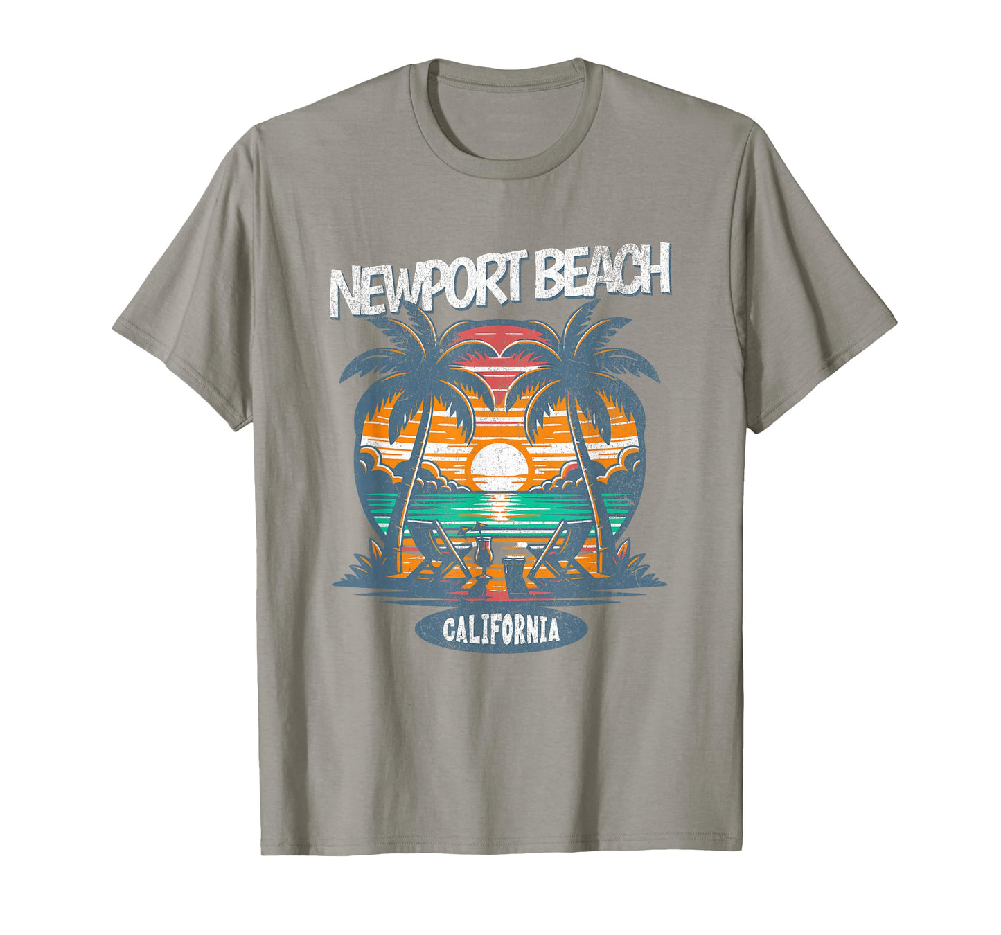 Newport Beach California Spring Break Vintage Cali Vacation Men Women Kids T-Shirt