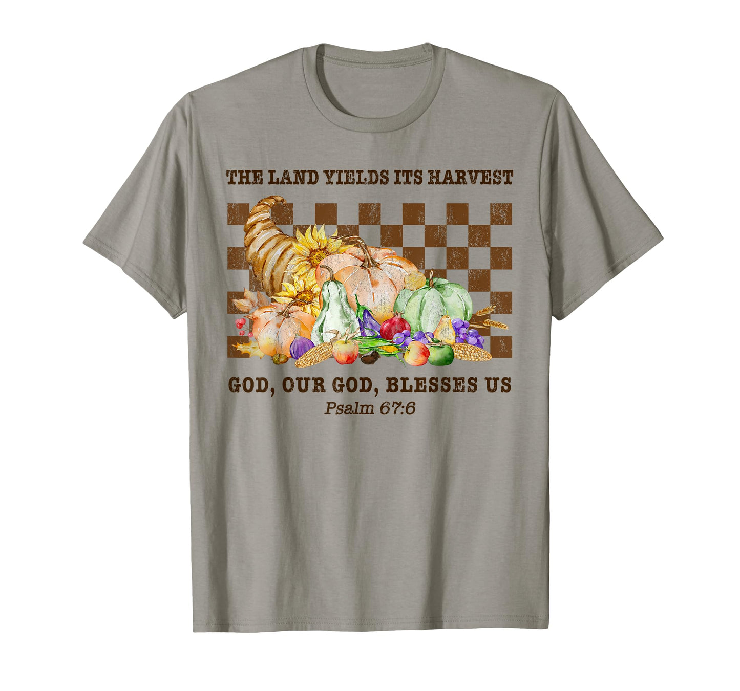 Harvest Season Fall Season God Blesses Us Faith Women T-Shirt