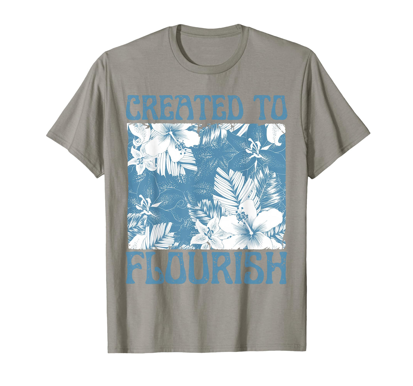 Created to Flourish Vintage Flowers T-Shirt