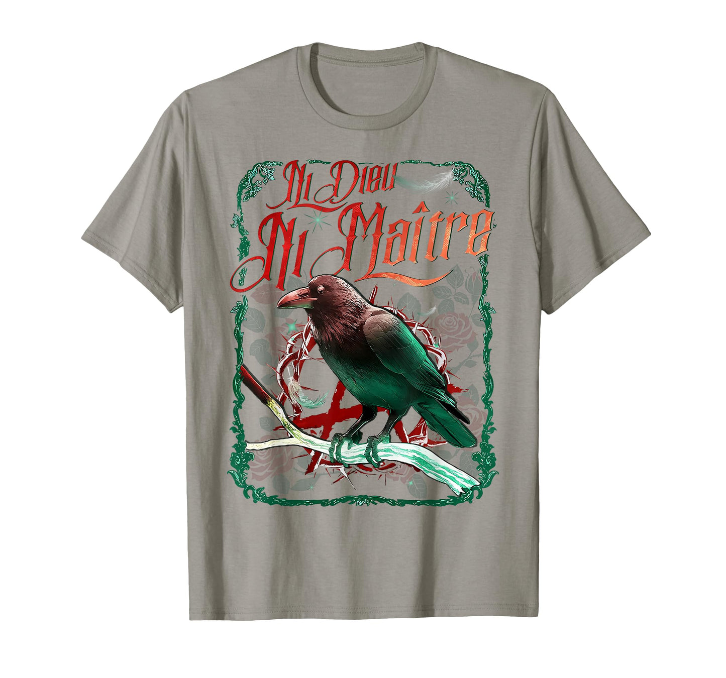 Crow Ni Dieu Ni Maître Statement No God No Master Anti Trump T-Shirt