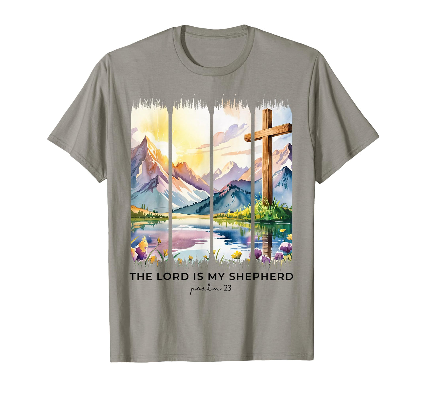 Psalm 23 The Lord is My Shepherd Christian Girl Women Faith T-Shirt
