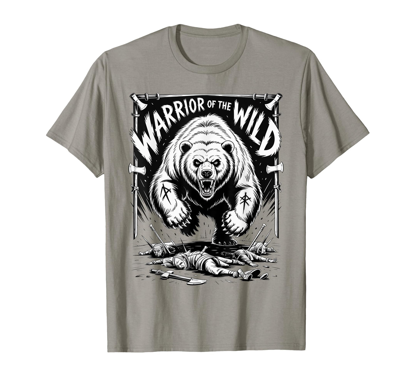 Viking Berserker - Warrior of The Wild - Norse Warrior Gym T-Shirt