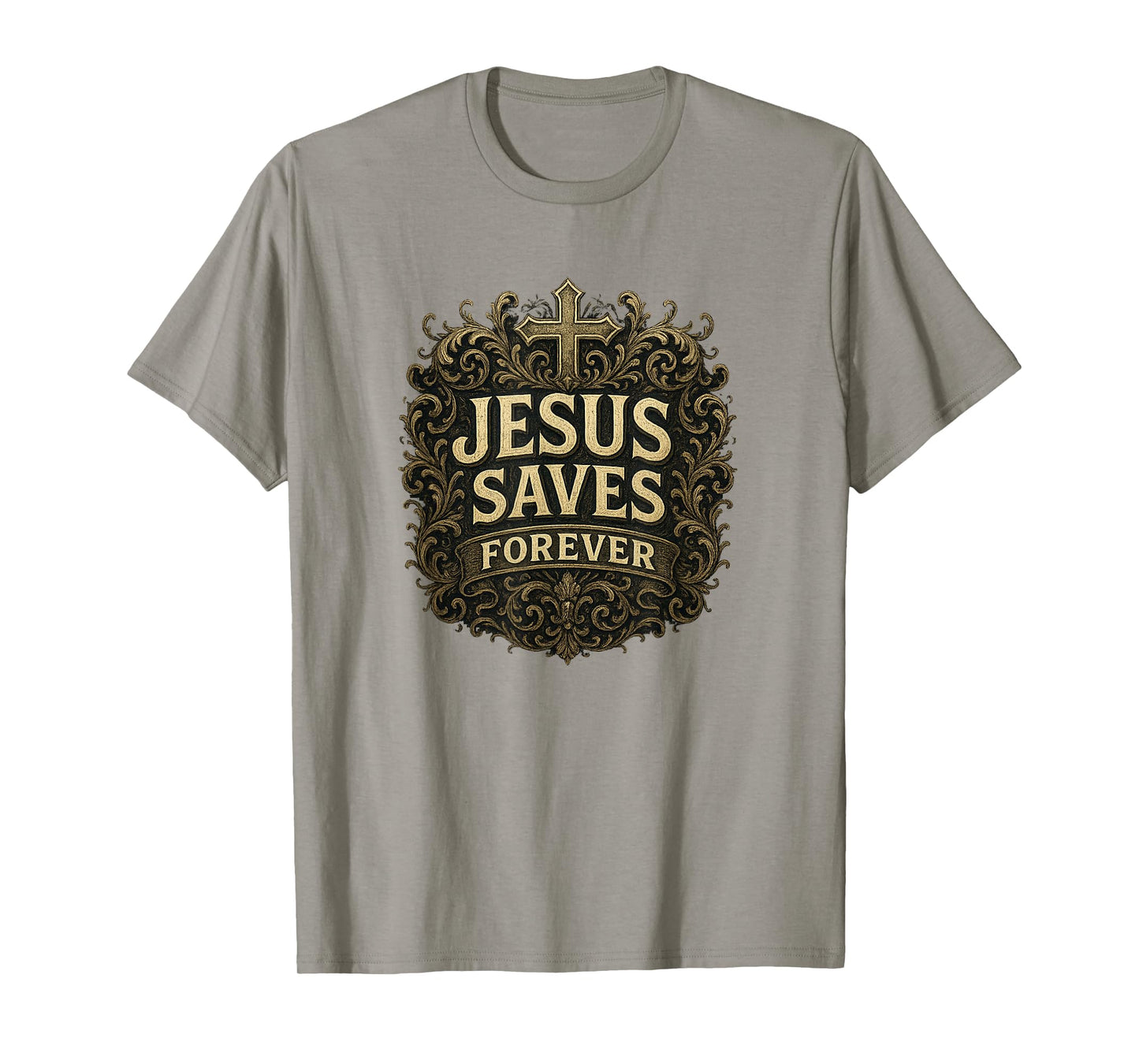 Jesus Saves Forever Cross Christian Gospel Power T-Shirt