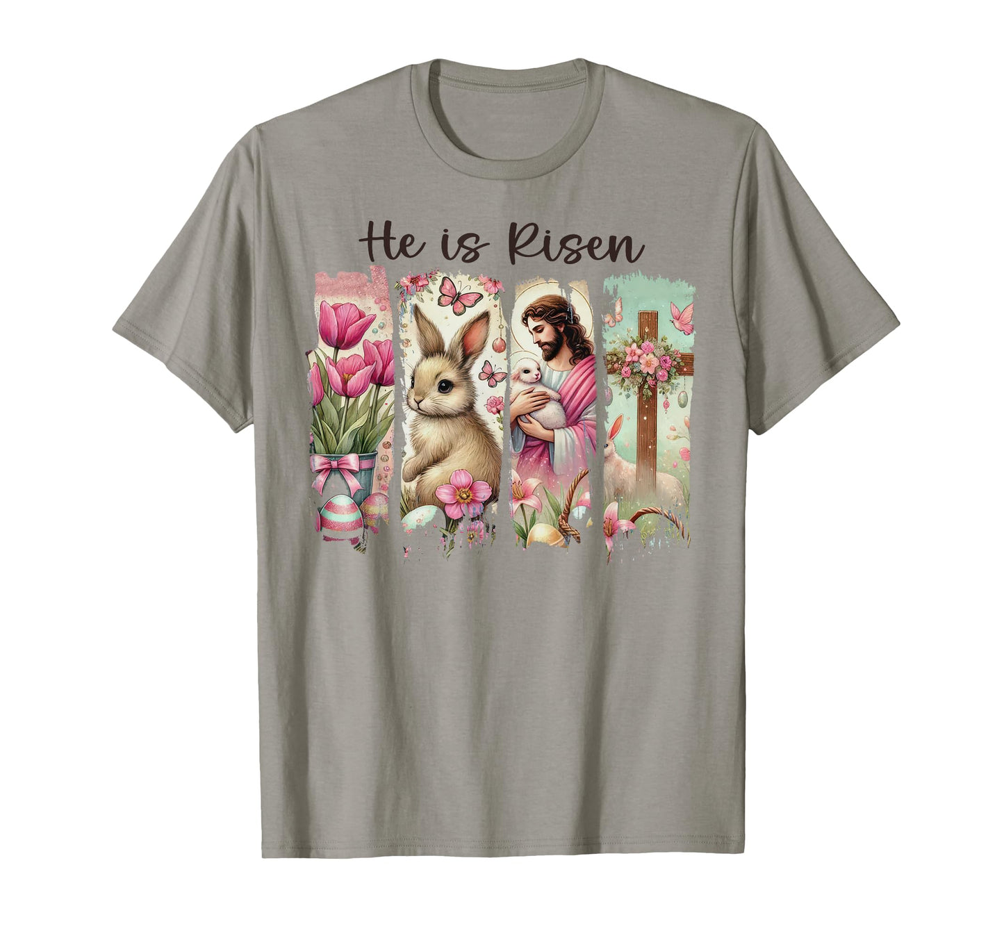 He Is Risen Religious Easter Christian Women T-Shirt