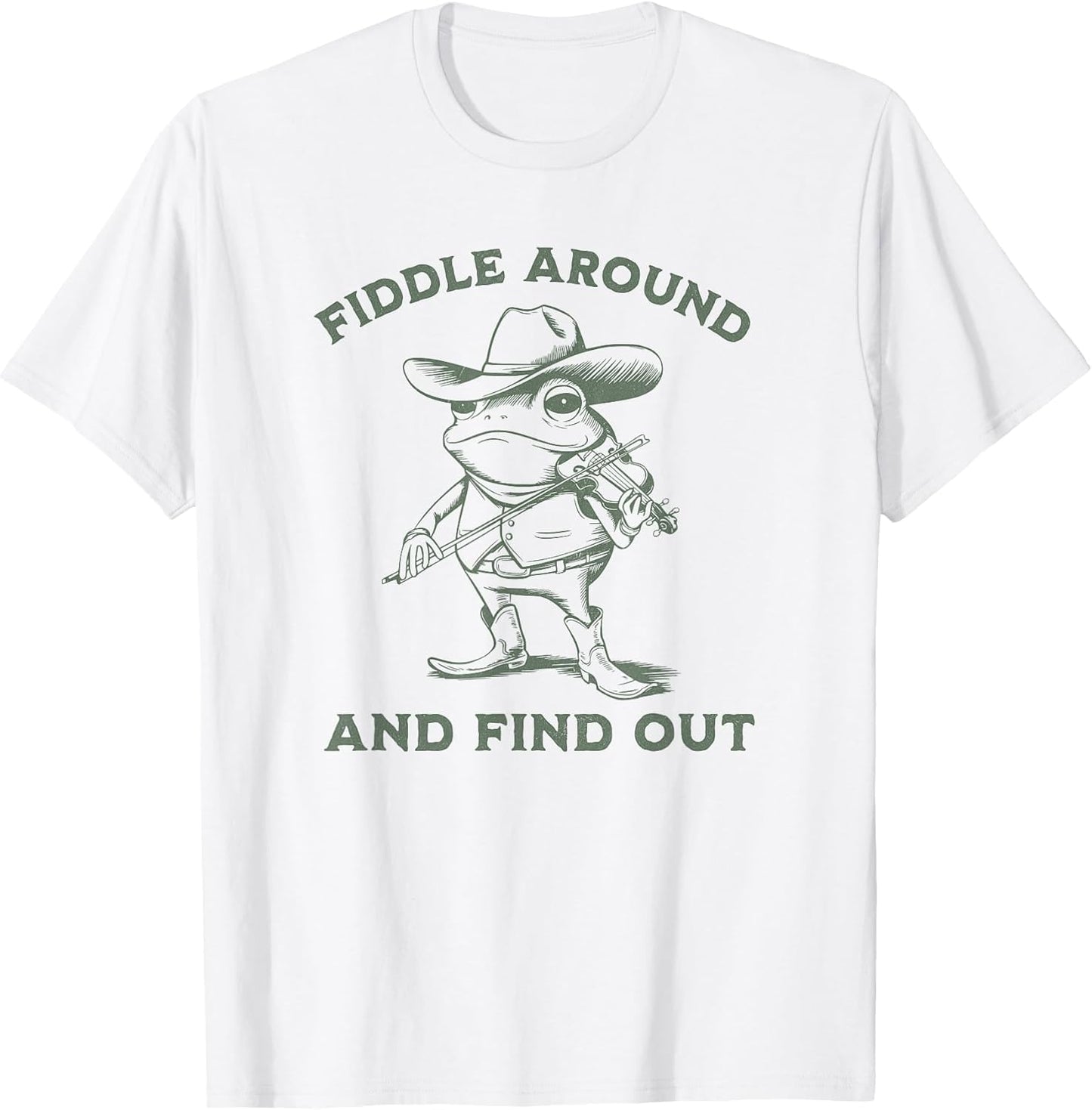 Funny Frog Fiddle Around and Find Out Cowboy Country Music