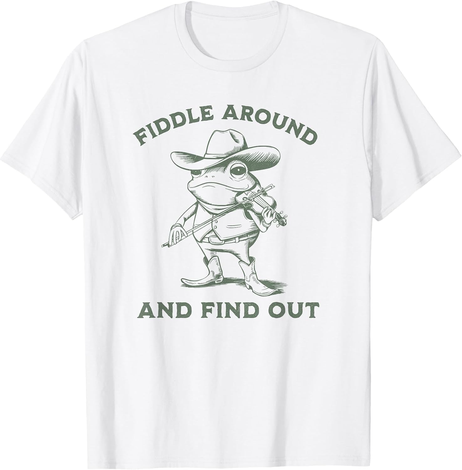 Funny Frog Fiddle Around and Find Out Cowboy Country Music