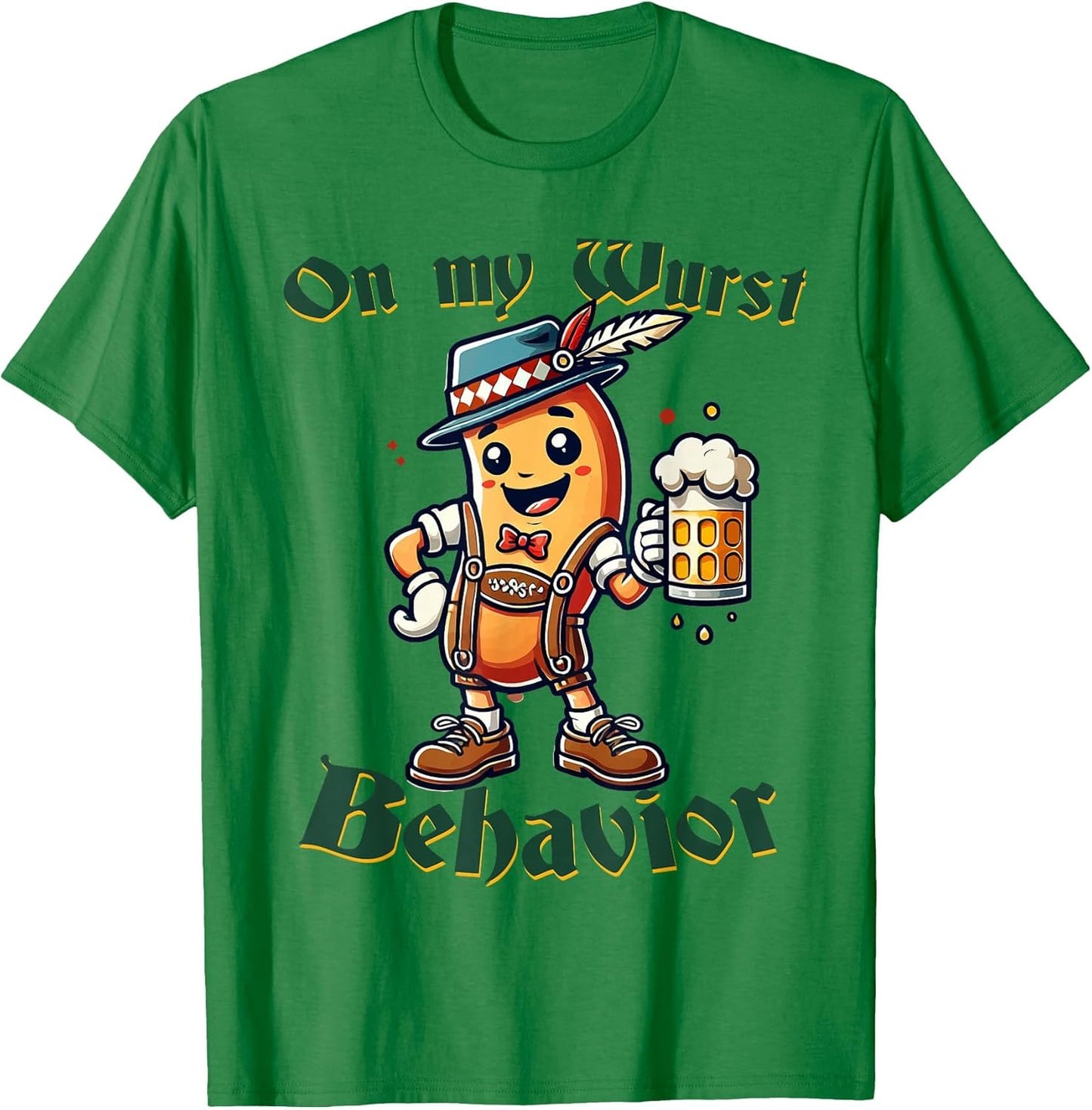 On My Wurst Behavior Funny Oktoberfest Costume Outfit German