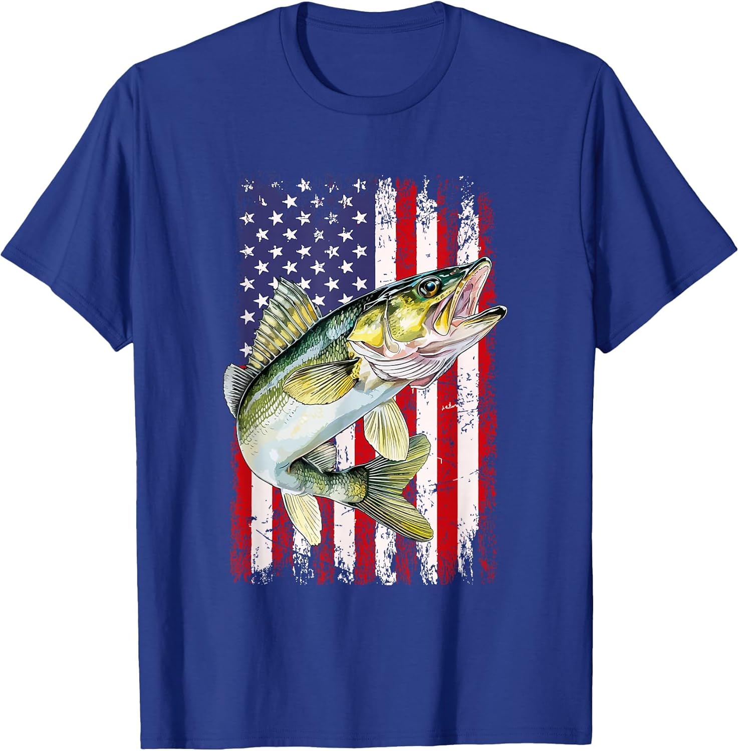 Walleye American Flag
