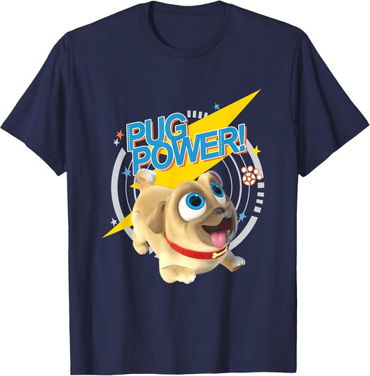 Disney Puppy Dog Pals Pug Power! Rolly Playful Chest Logo