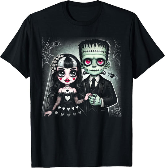Halloween Lovers Frankenstein Skeleton Women Family