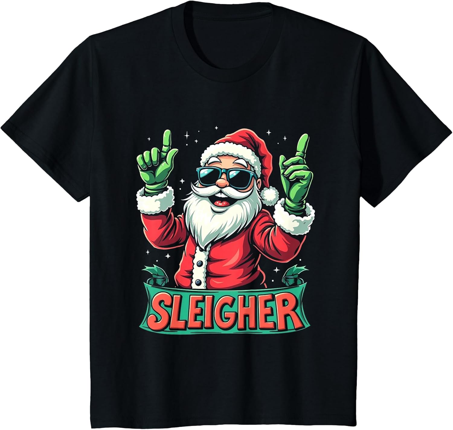 Sleigher Rock Santa Holiday