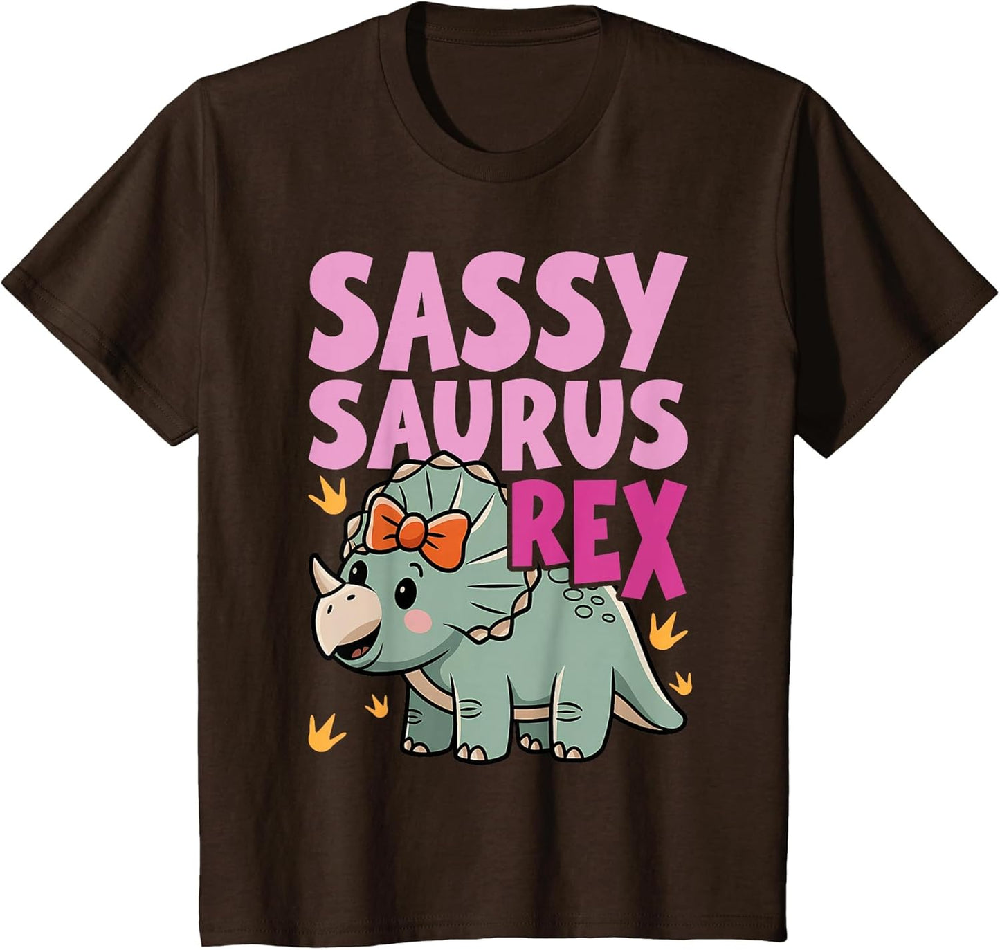 Sassy Saurus Cute Dinosaurs Design for Girls