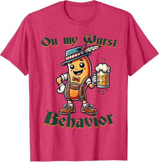On My Wurst Behavior Funny Oktoberfest Costume Outfit German