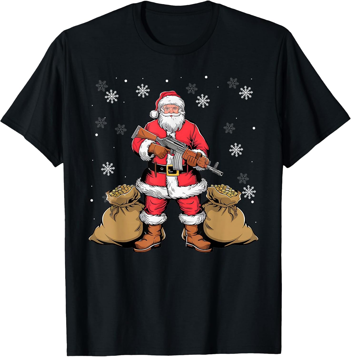 Funny Santa Gun Lover Christmas 2nd Amendment Xmas