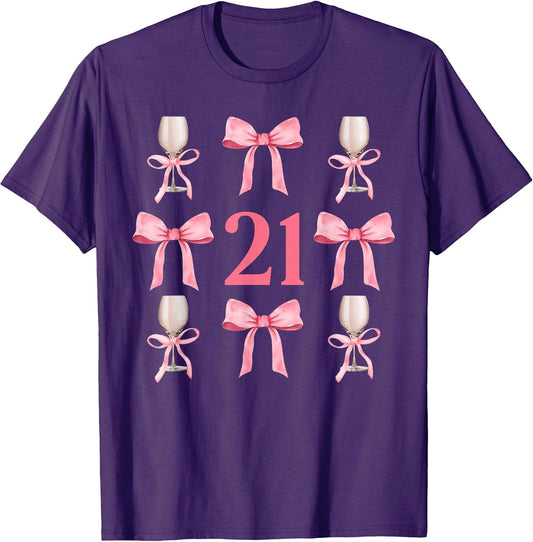Finally Legal 21st Birthday 2003 21 Years Cute Coquette Wine