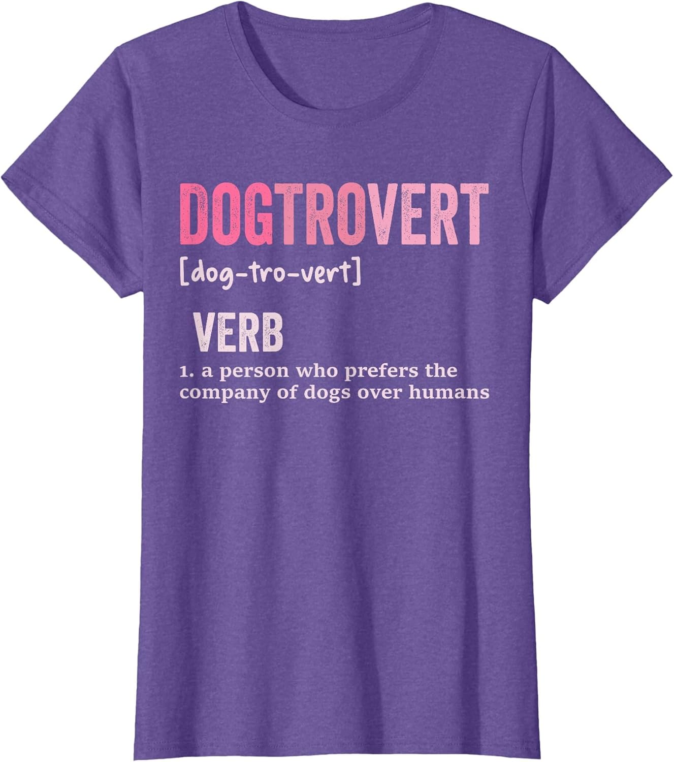 Dogtrovert Definition, Funny Dog Shirts Men, Dog