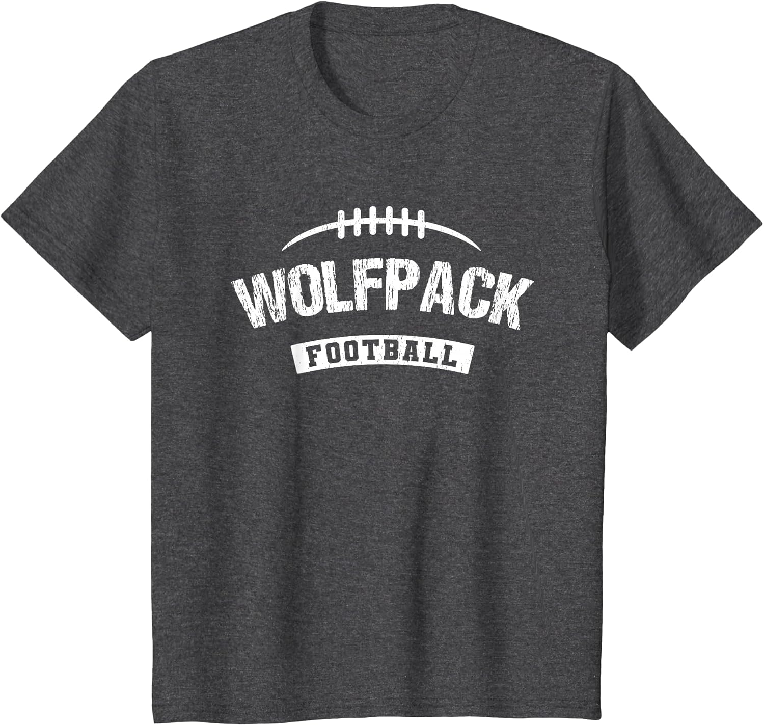 Wolfpack Wolfson Football Distressed HS