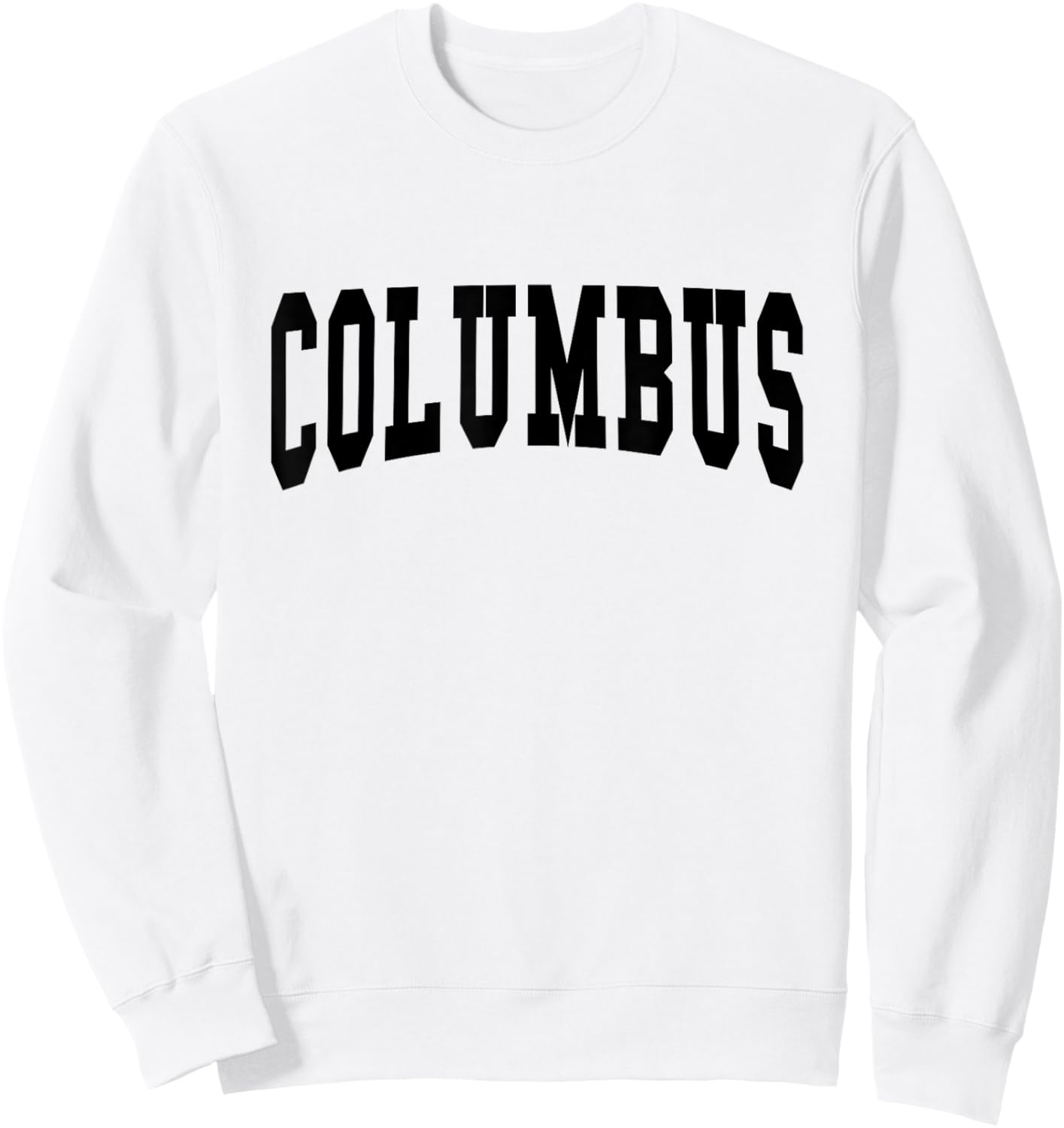 COLUMBUS - Hometown Pride - Classic Sweatshirt - Sweatshirt | White