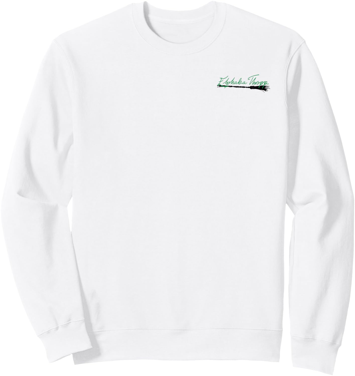 Wicked Elphaba Signature Front & Back Sweatshirt - Sweatshirt | White