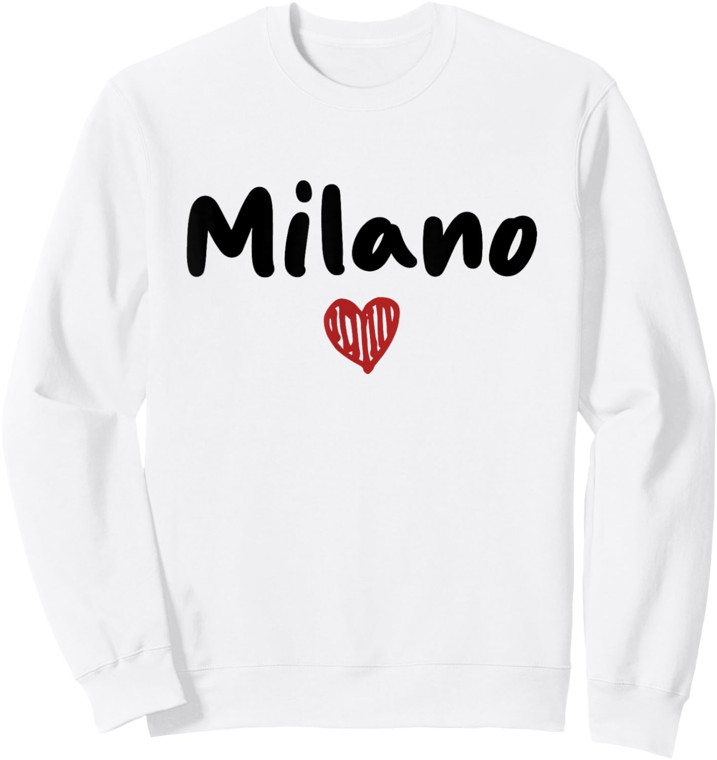 Milano - I Love Milano - Classic Sweatshirt - Sweatshirt | White