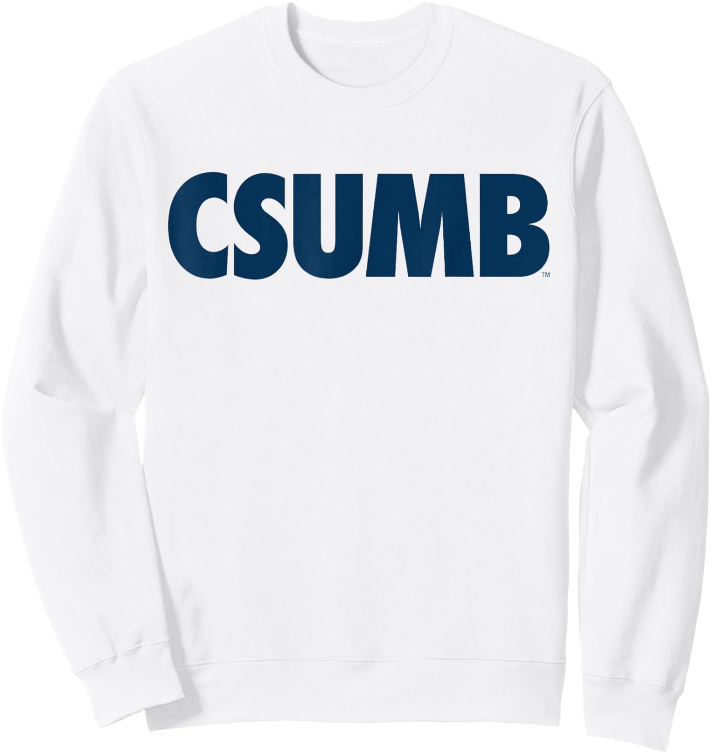Cal State Monterey Bay Block CSUMB Logo Sweatshirt - Sweatshirt | White