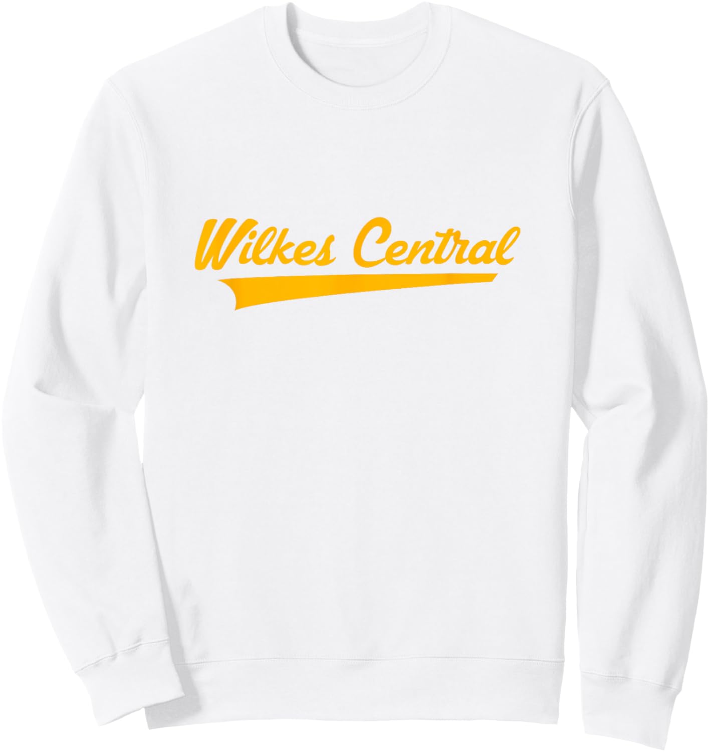 Wilkes Central High School Vintage Swoosh Sweatshirt - Sweatshirt | White