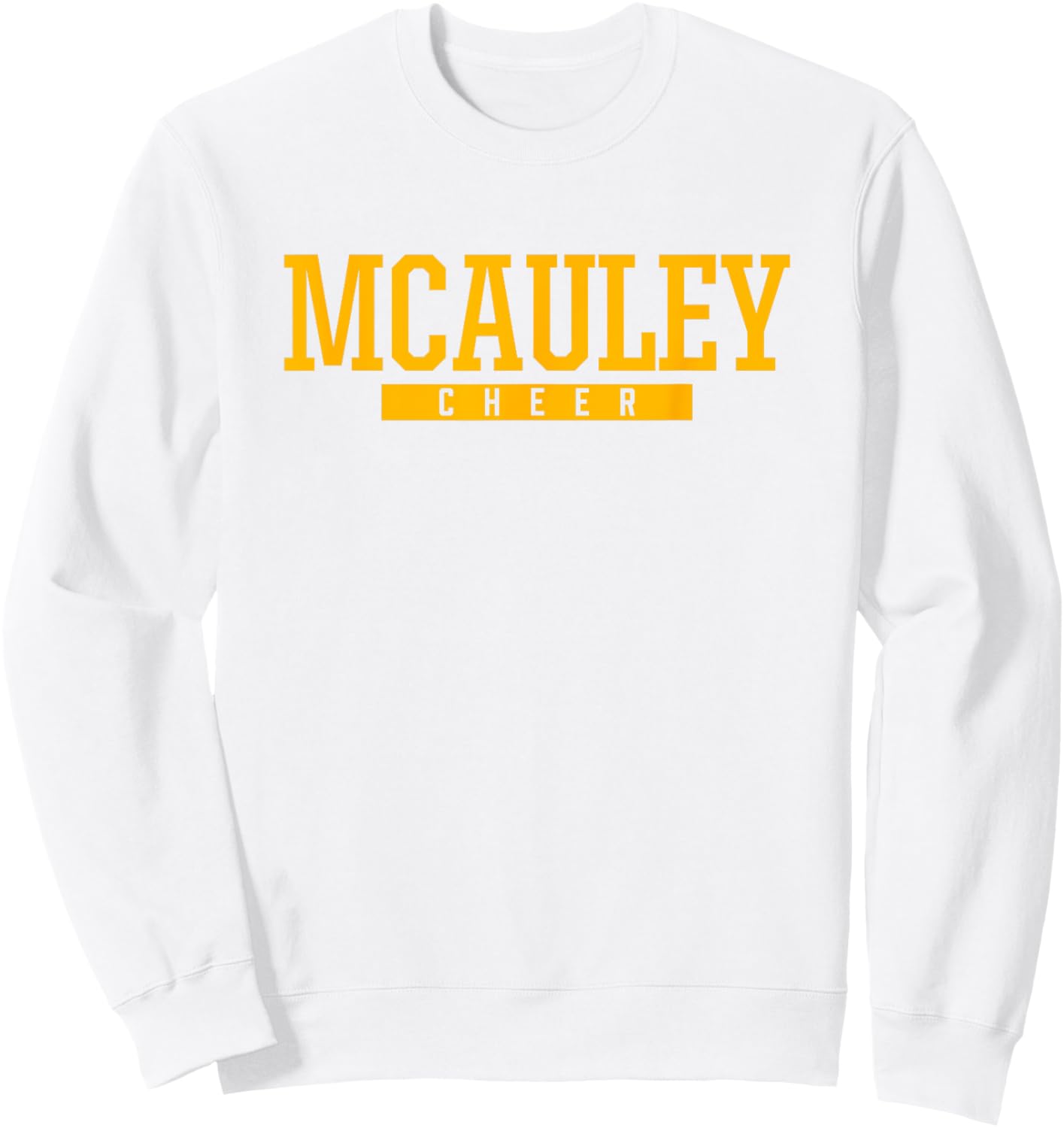 Mcauley High School Cheer Sweatshirt - Sweatshirt | White