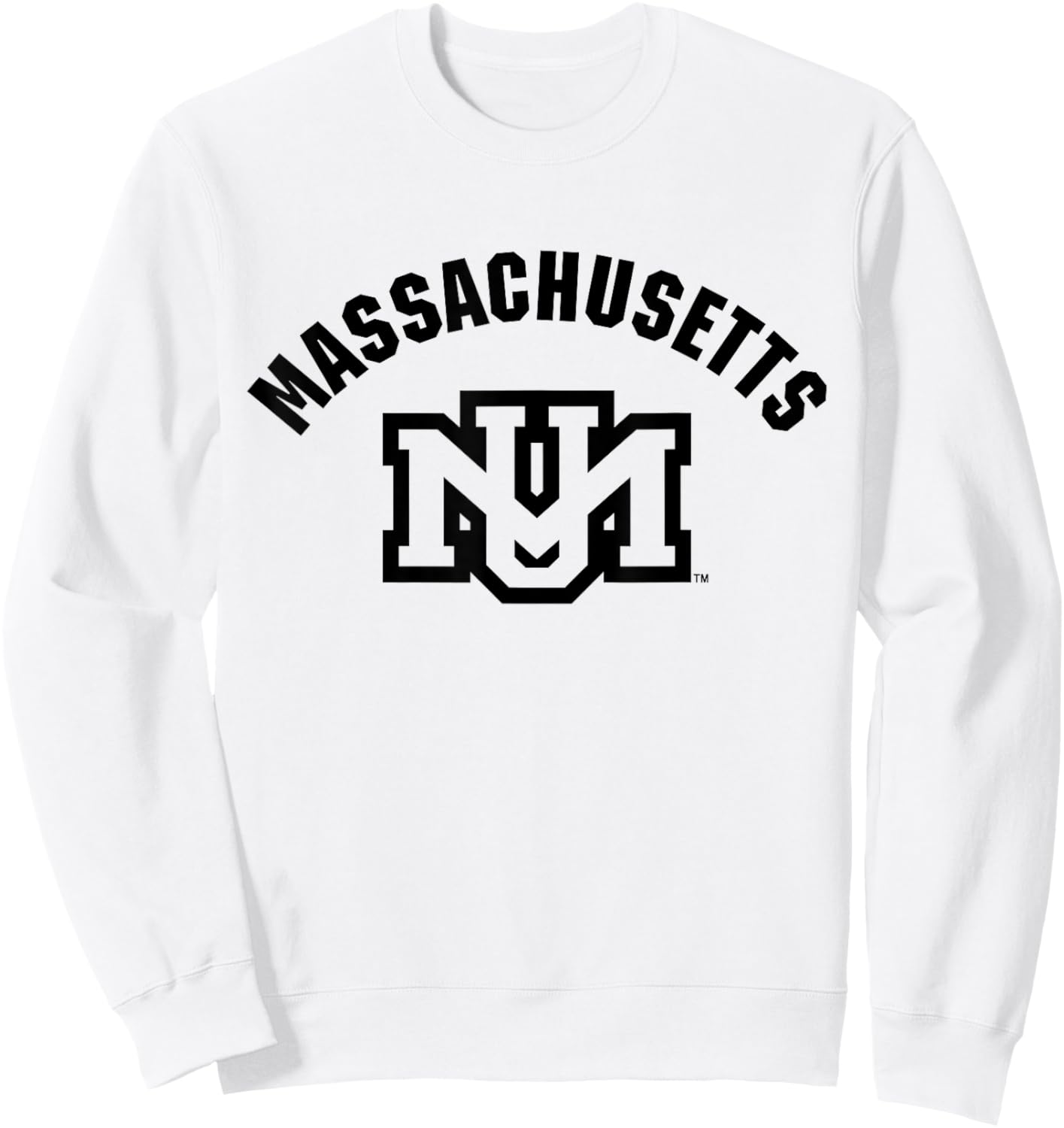 UMass Minutemen | Official Licensed NCAA Merch | UMASVIN1028 Sweatshirt - Sweatshirt | White