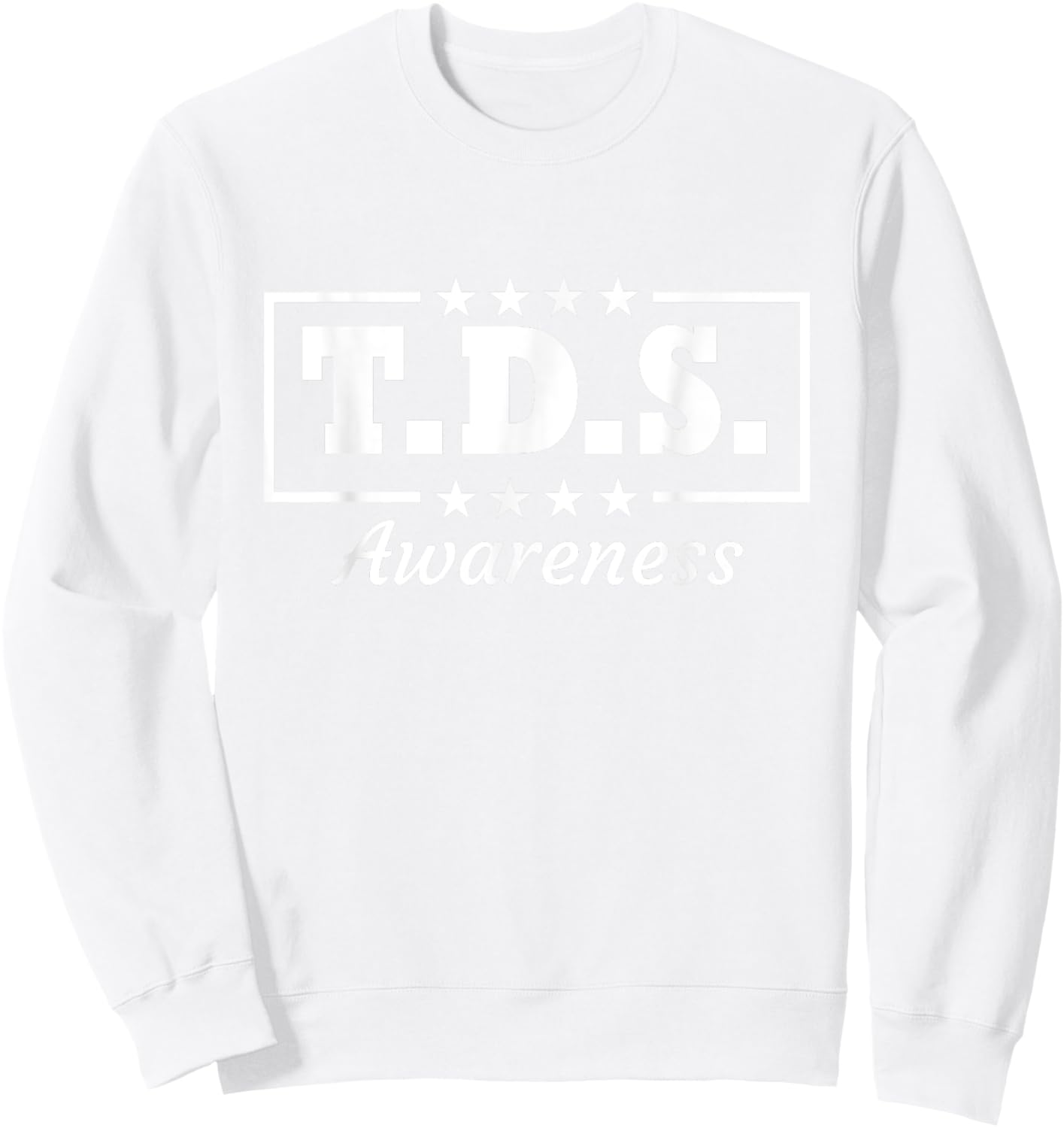 TDS Awareness Trump Wins 2024 45 & 47 Sweatshirt - Sweatshirt | White