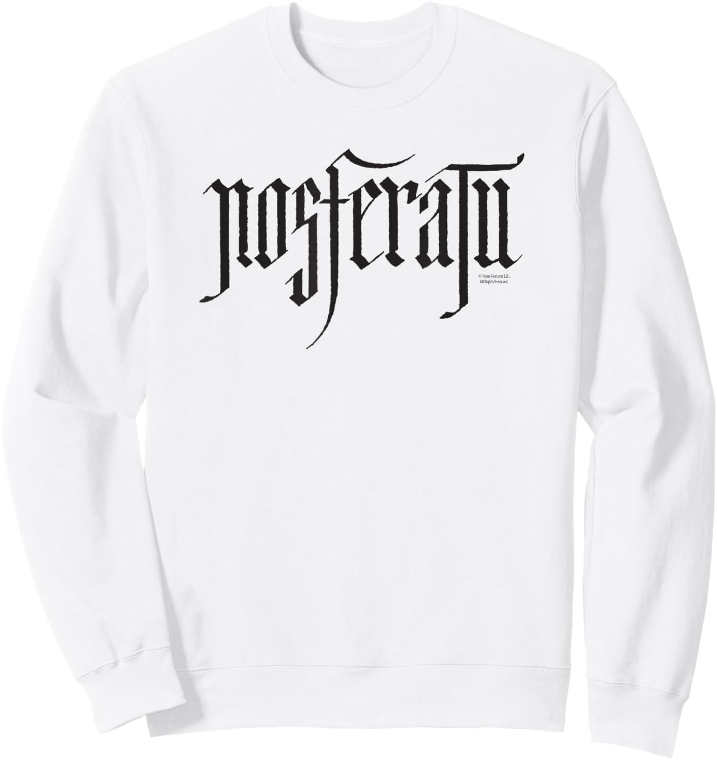 Nosferatu Logo Black Sweatshirt - Sweatshirt | White