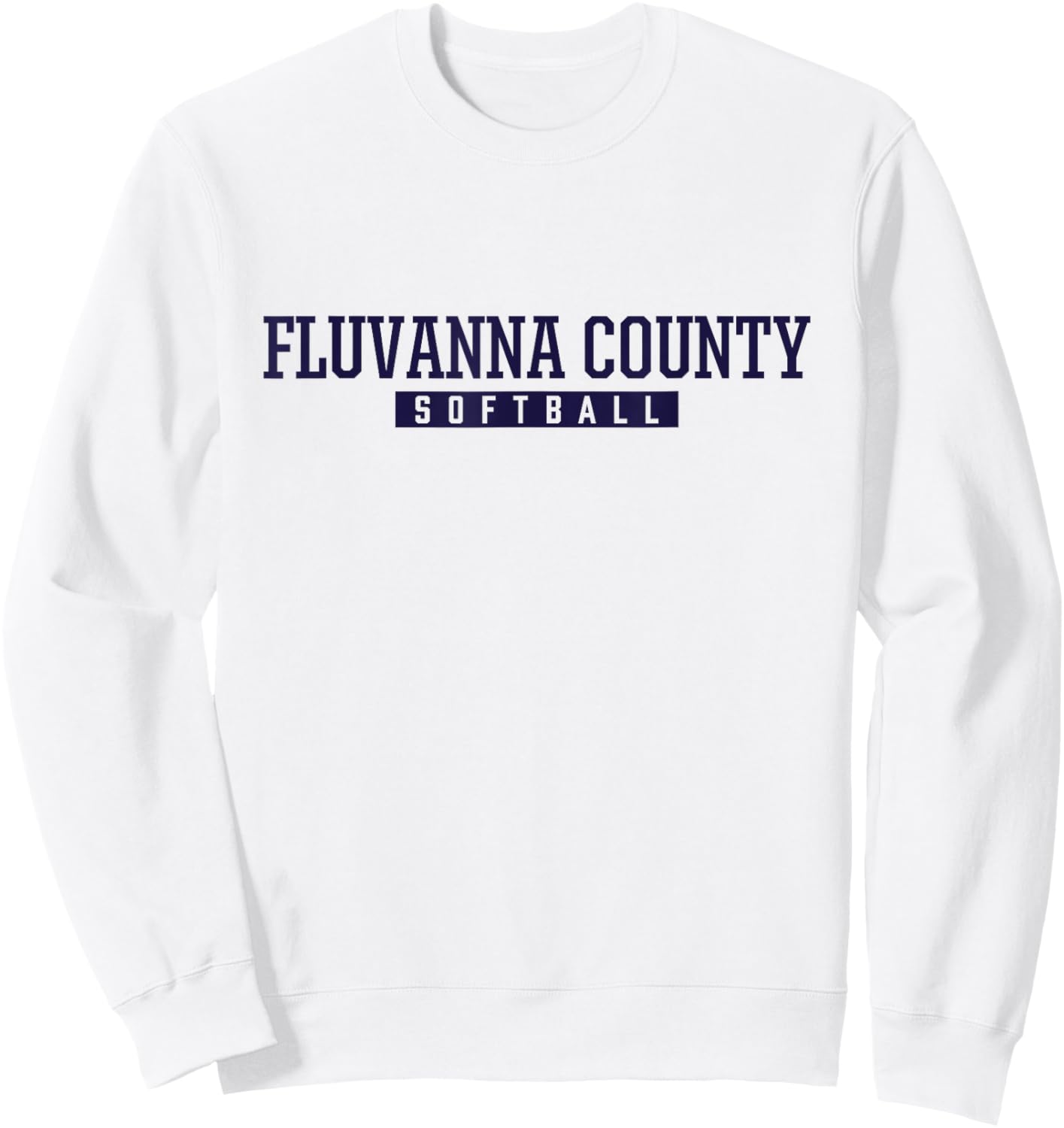 Fluvanna County High School Softball Sweatshirt - Sweatshirt | White
