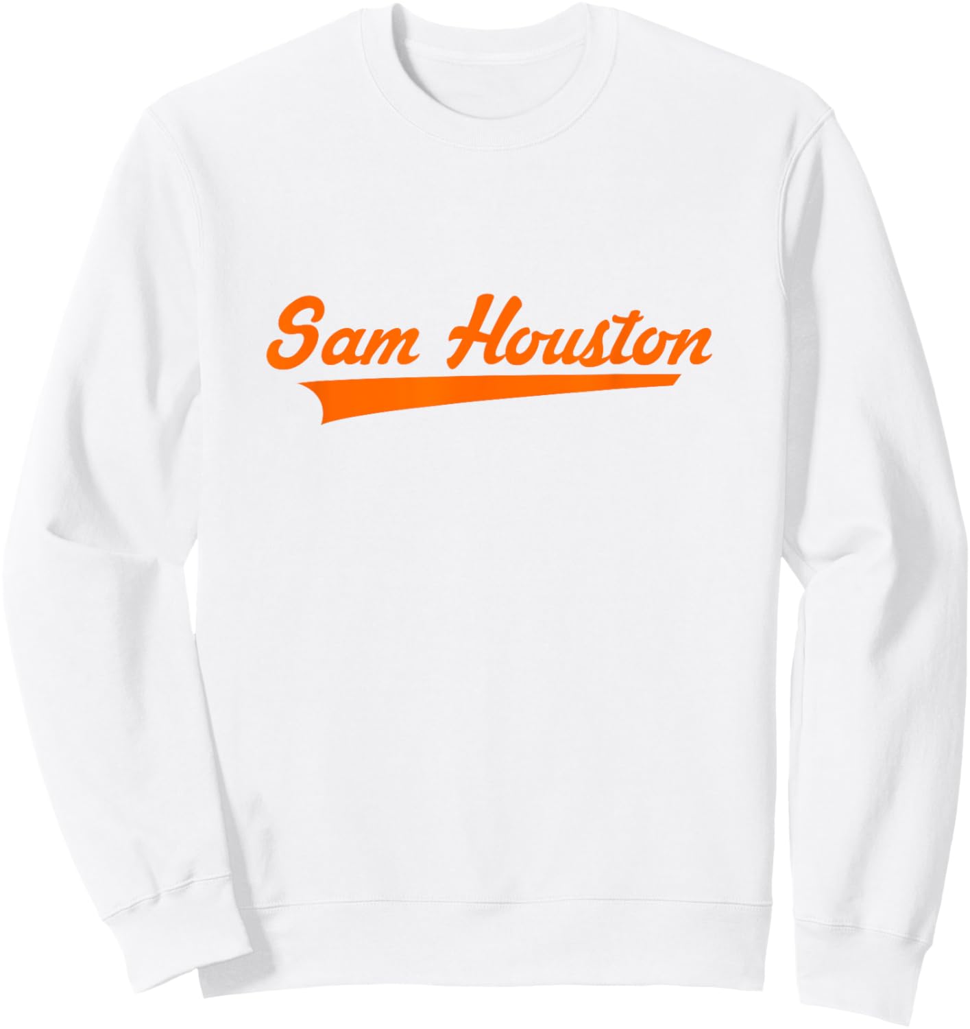 Sam Houston High School Vintage Swoosh Sweatshirt - Sweatshirt | White