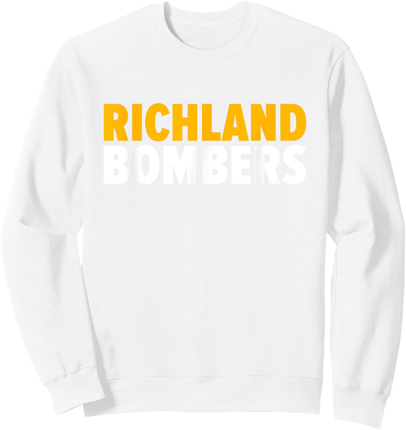 Richland Bombers Bold Sweatshirt - Sweatshirt | White