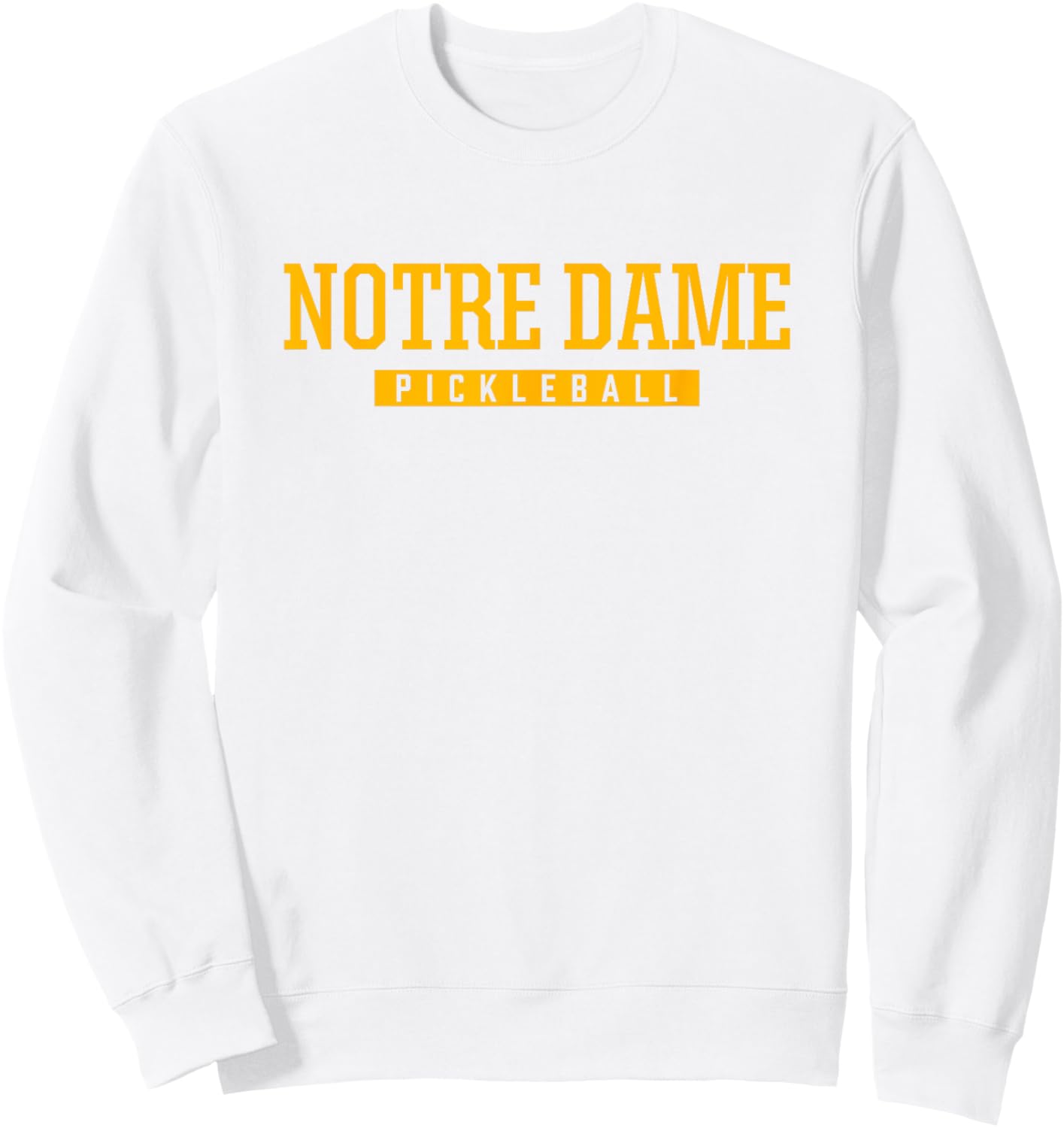 Notre Dame Titans Pickleball HS Sweatshirt - Sweatshirt | White