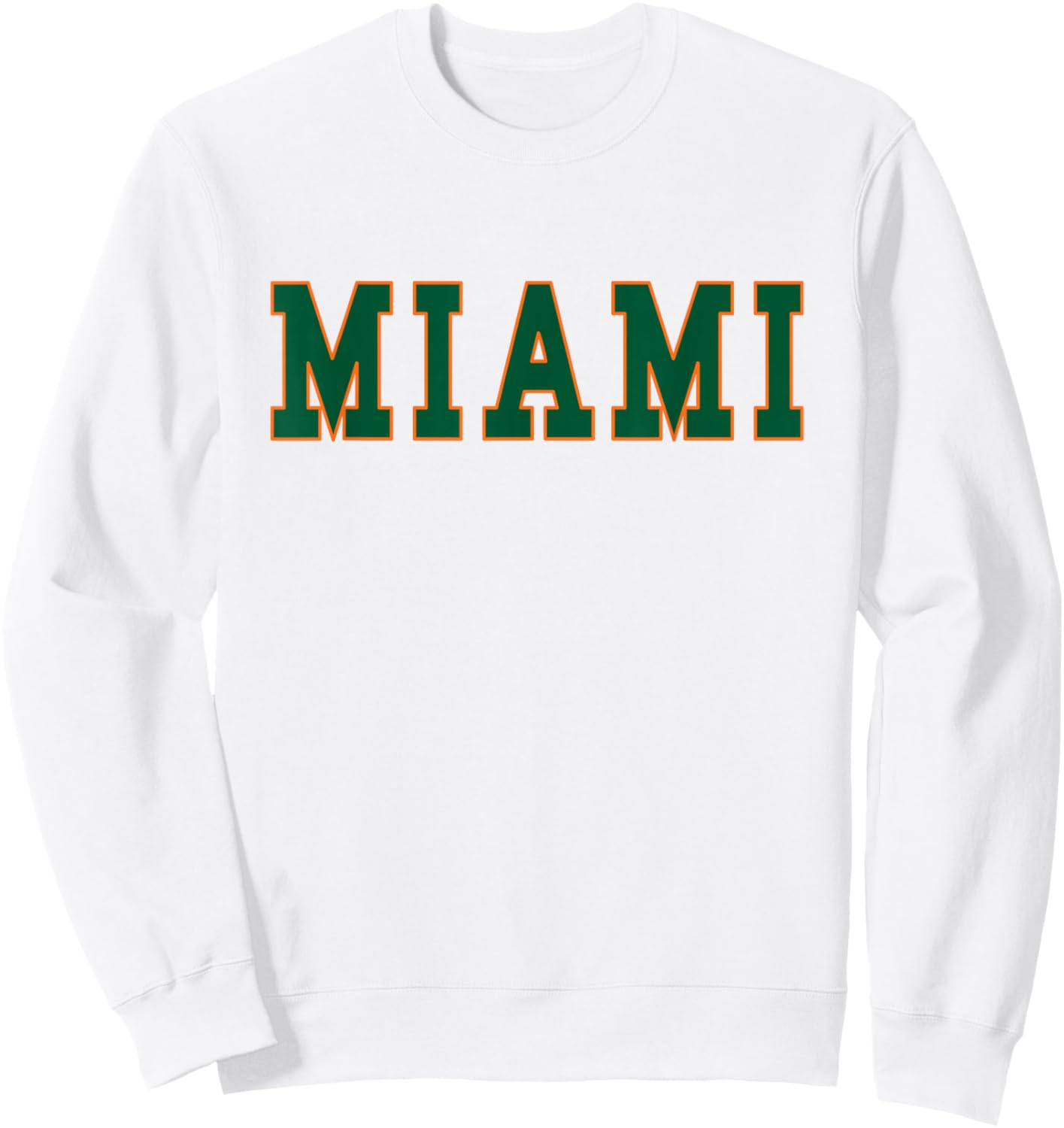 Miami - Throwback Design - Classic Sweatshirt - Sweatshirt | White