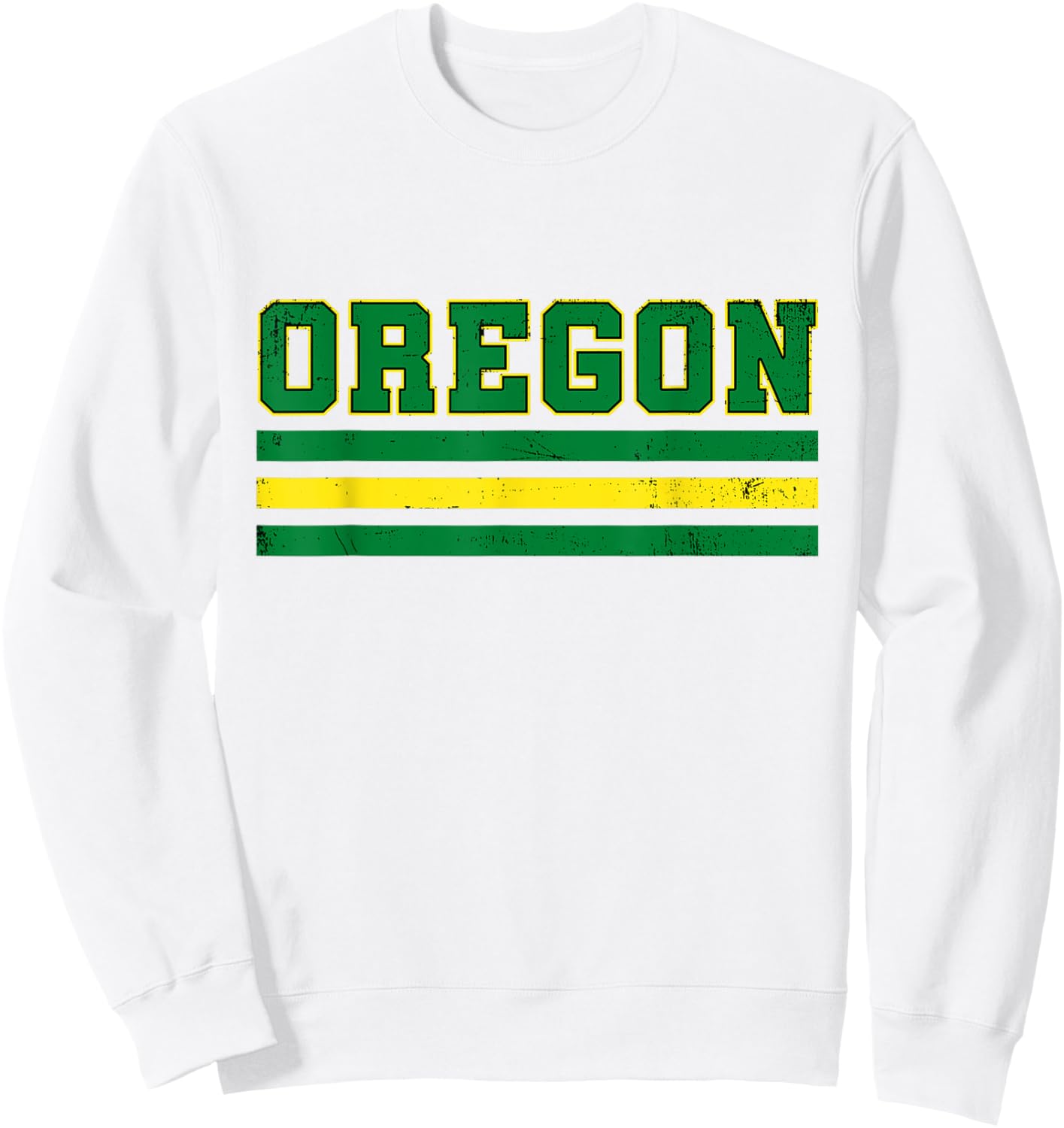 Graphic Oregons Name Proud - Oregons Spirit Evergreen Sports Sweatshirt - Sweatshirt | White