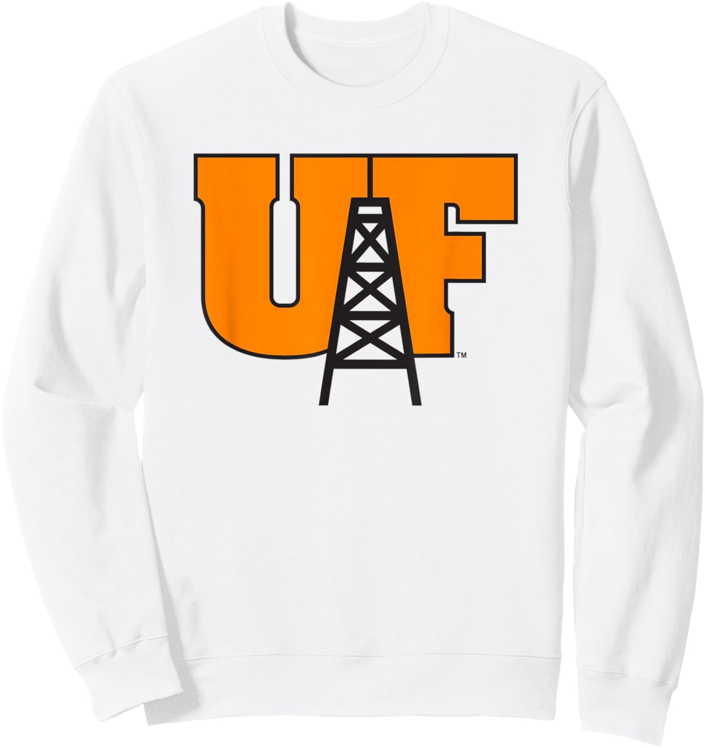 University of Findlay Oilers UF Derrick Logo Sweatshirt - Sweatshirt | White