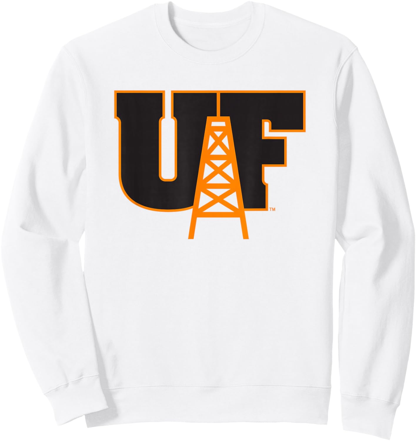 University of Findlay Oilers UF Derrick Logo Sweatshirt - Sweatshirt | White