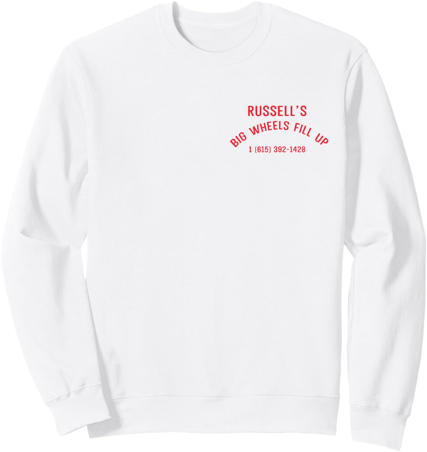 Russell Dickerson Big Wheels Sweatshirt - Sweatshirt | White