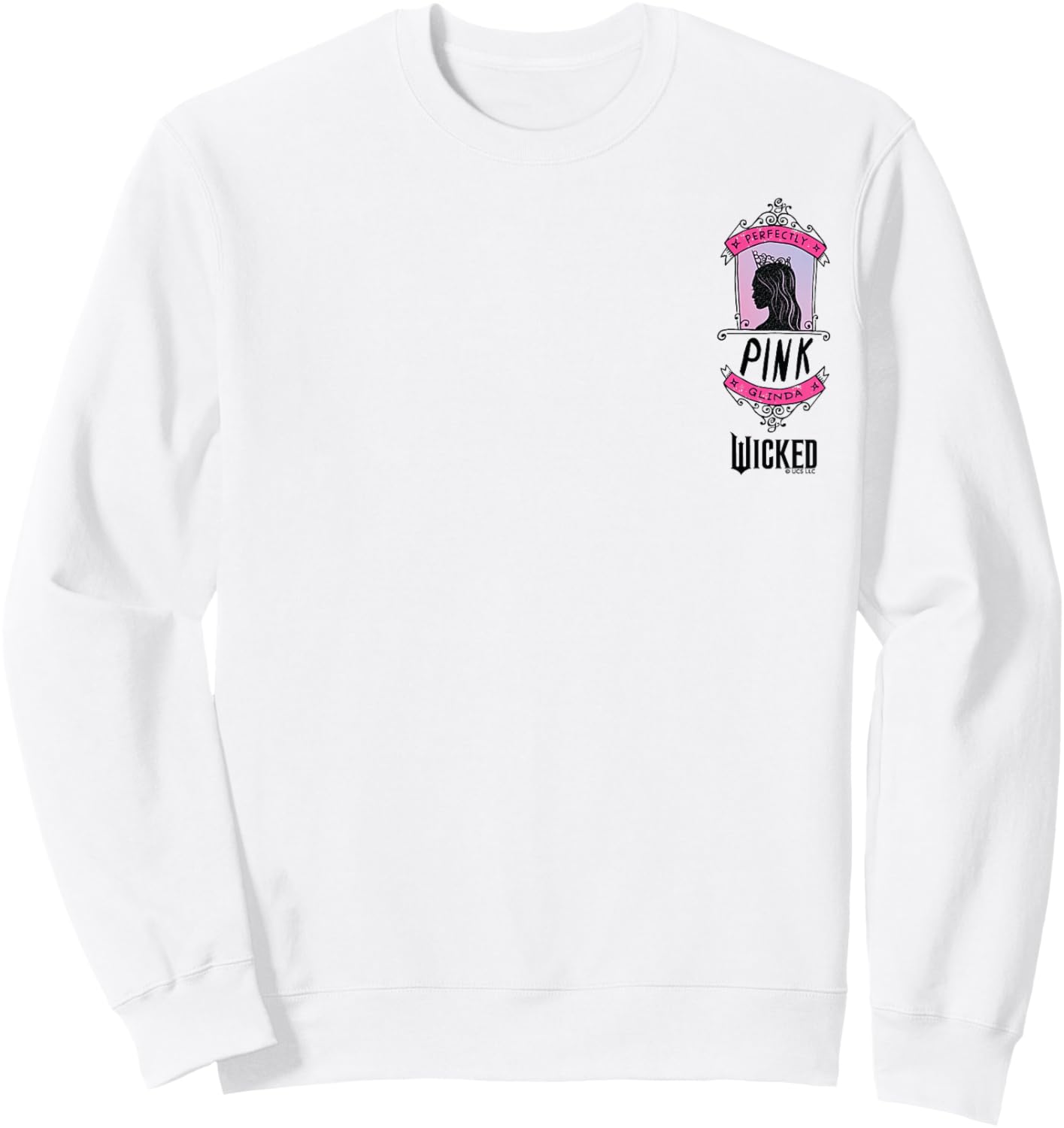 Wicked Perfectly Glinda Sweatshirt - Sweatshirt | White