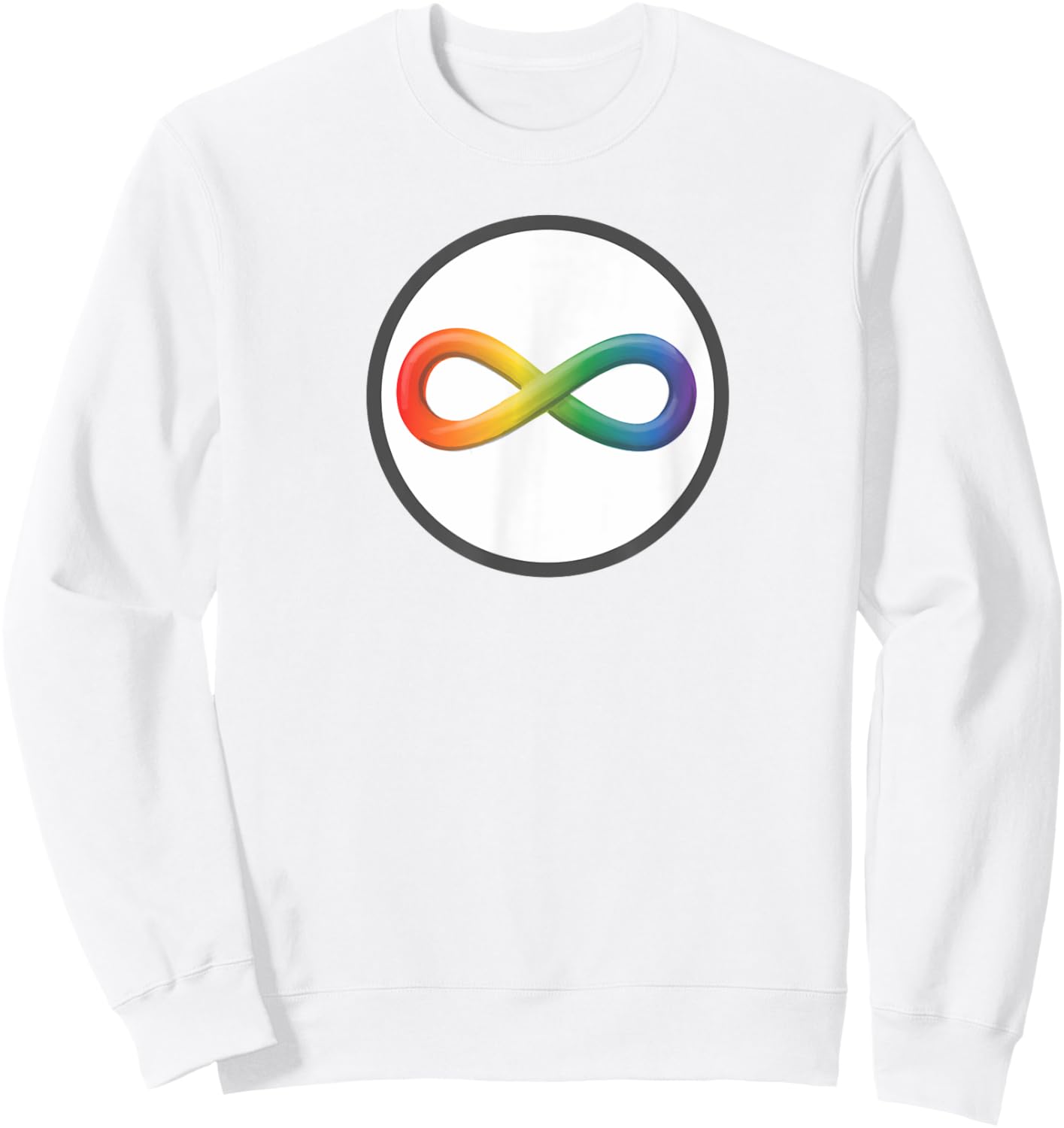 Neurodivergent Ninja Logo Sweatshirt - Sweatshirt | White