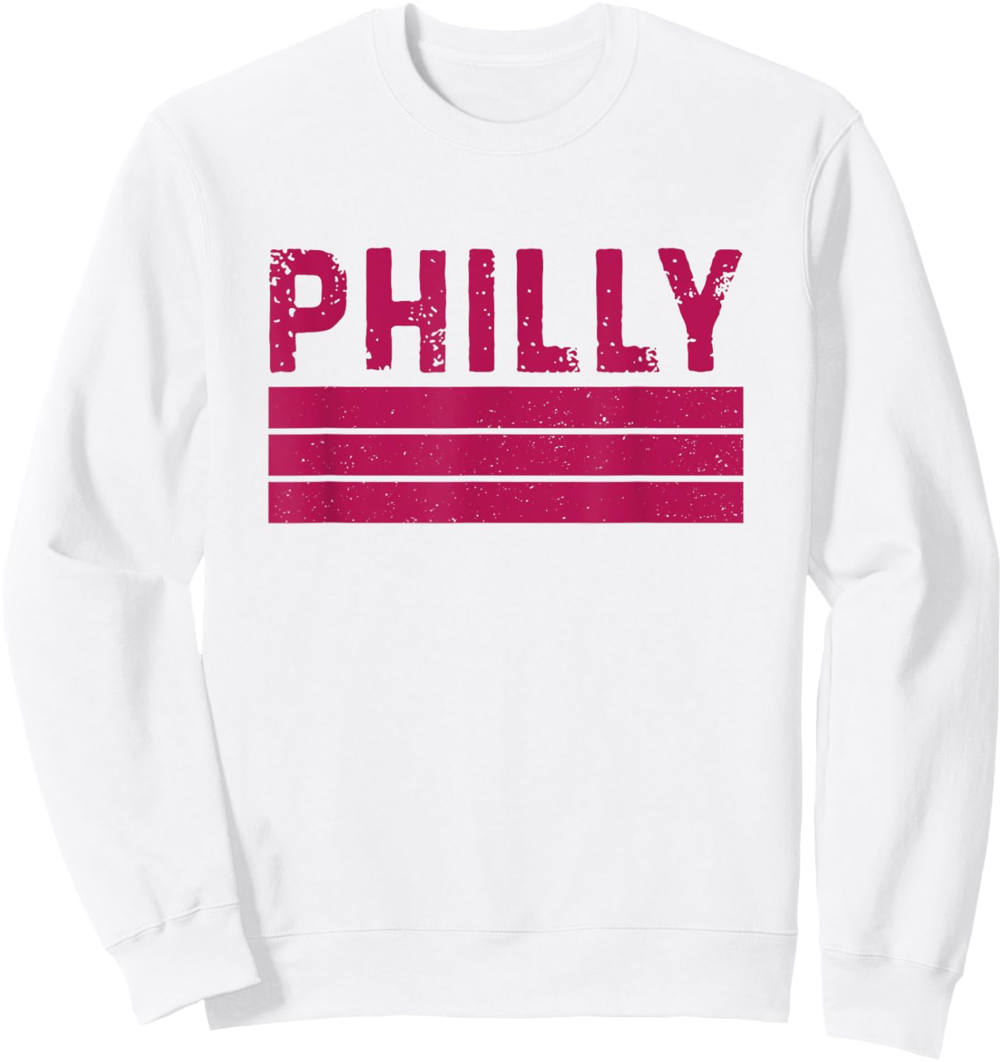 Philly Retro Vintage Philadelphia Pennsylvania Tourism Gift Sweatshirt - Sweatshirt | White