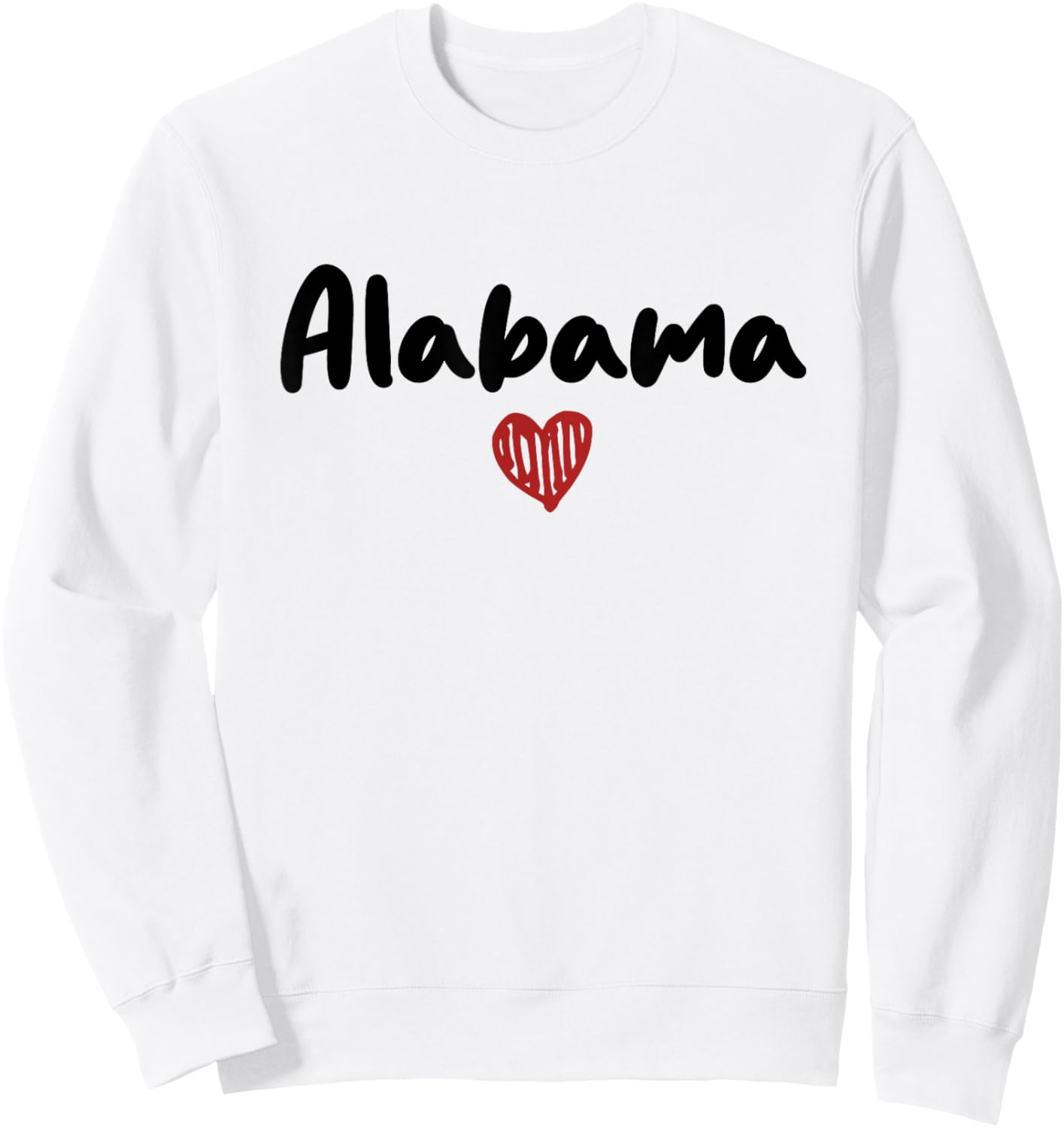 Alabama - I Love Alabama - Classic Sweatshirt - Sweatshirt | White